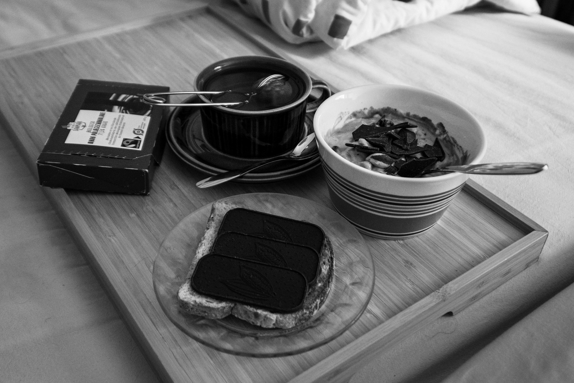 Line has sent me Danish food items, like pålægschokolade and tea. It’s nice to learn a bit about Danish food culture even when I’m not able to visit her.