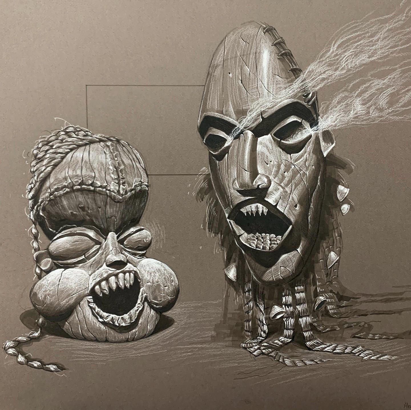 Class Project_African Mask with Will Weston