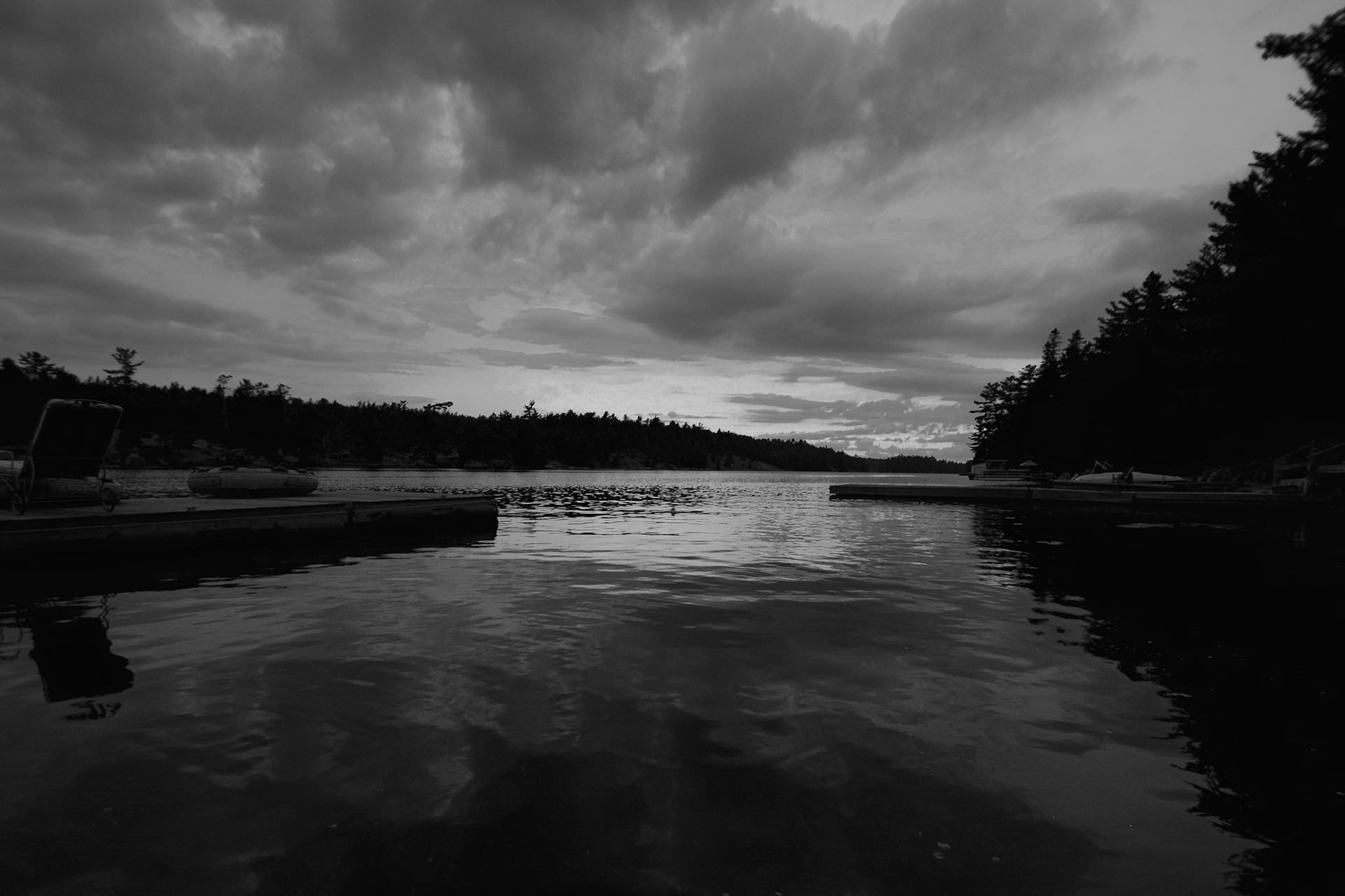 Peaceful Pastimes - Black and White; Shot with: Nikon D5200 + Tamron 10-24mm.