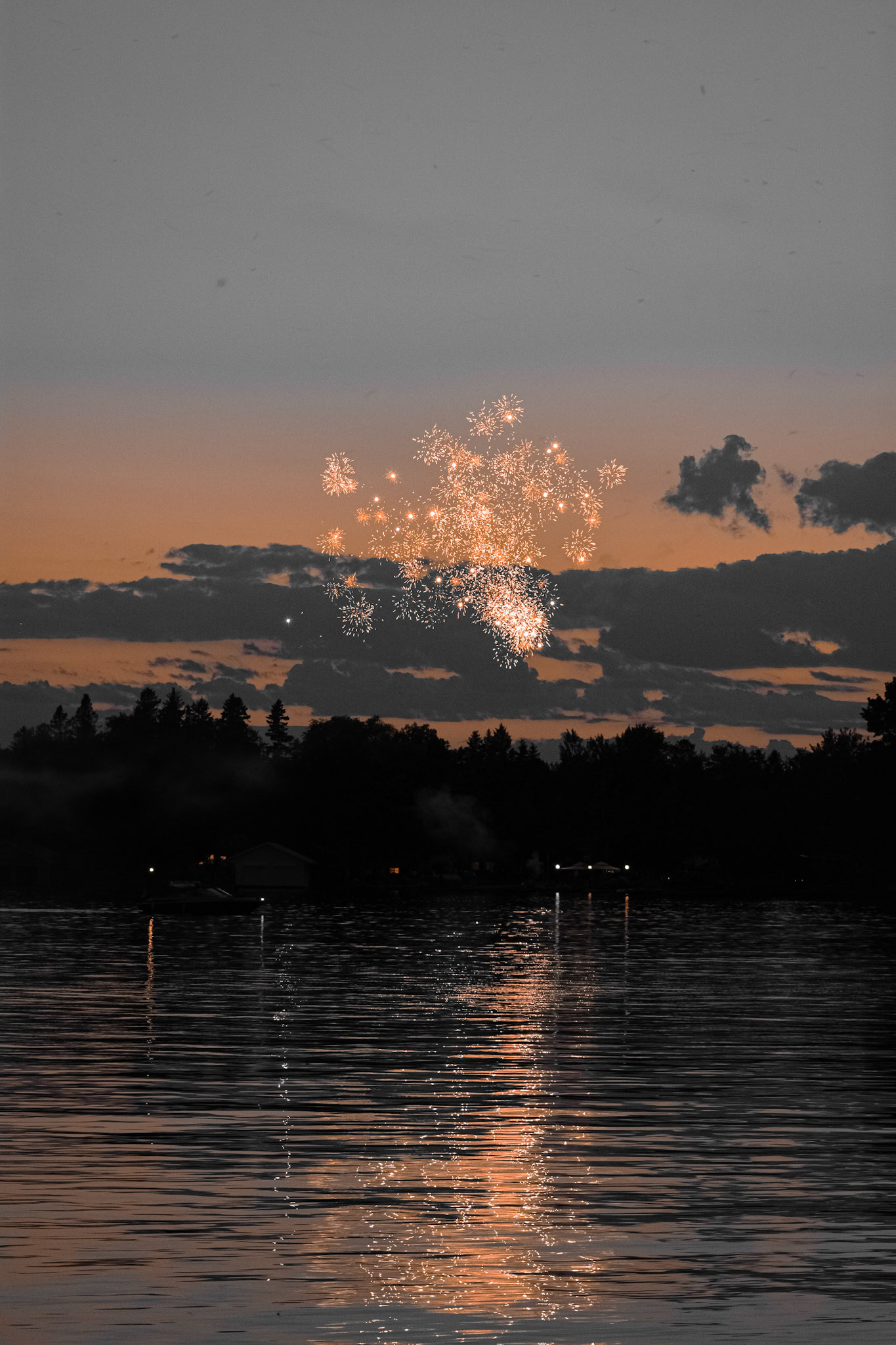 Firework Frenzy. Shot with: Nikon D5200 + Sigma 70-300mm.