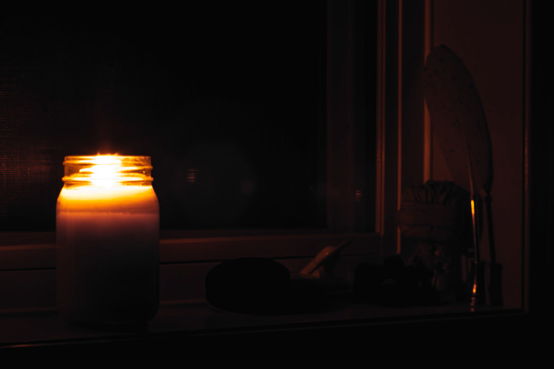 Candled Blaze - Orange Pop; Shot with: Nikon D5200 + Vivitar 85-205mm.