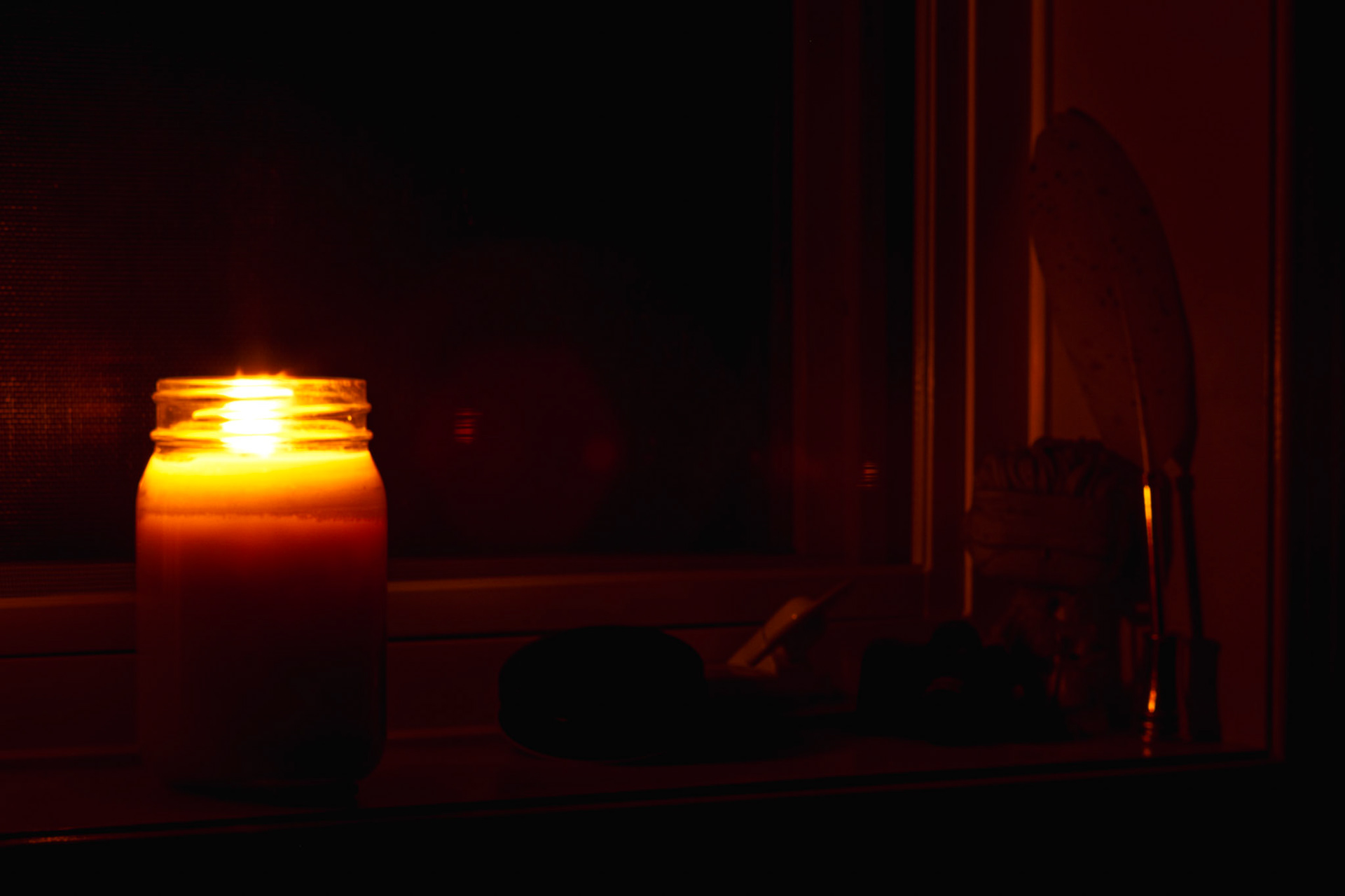 Candled Blaze - Full Colour; Shot with: Nikon D5200 + Vivitar 85-205mm.