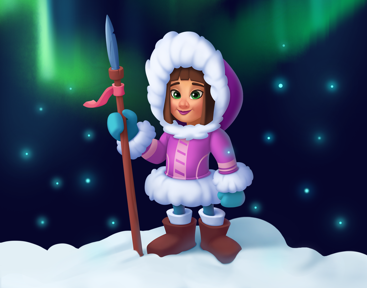 Character - the little girl Lin.