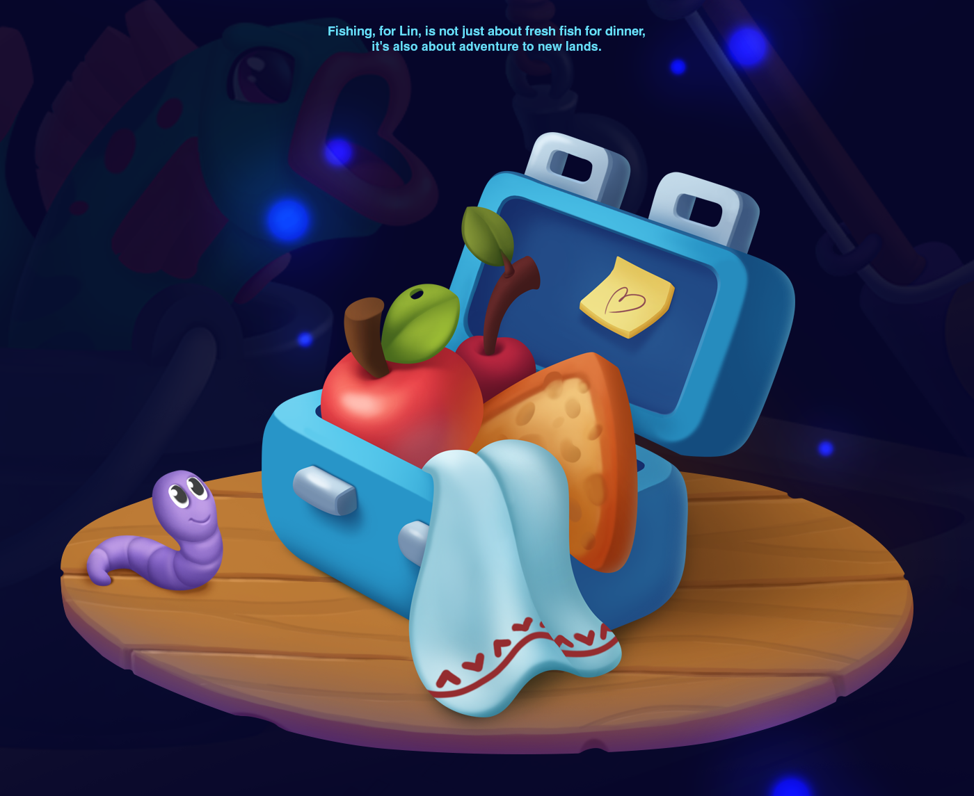 Props lunchbox. Render