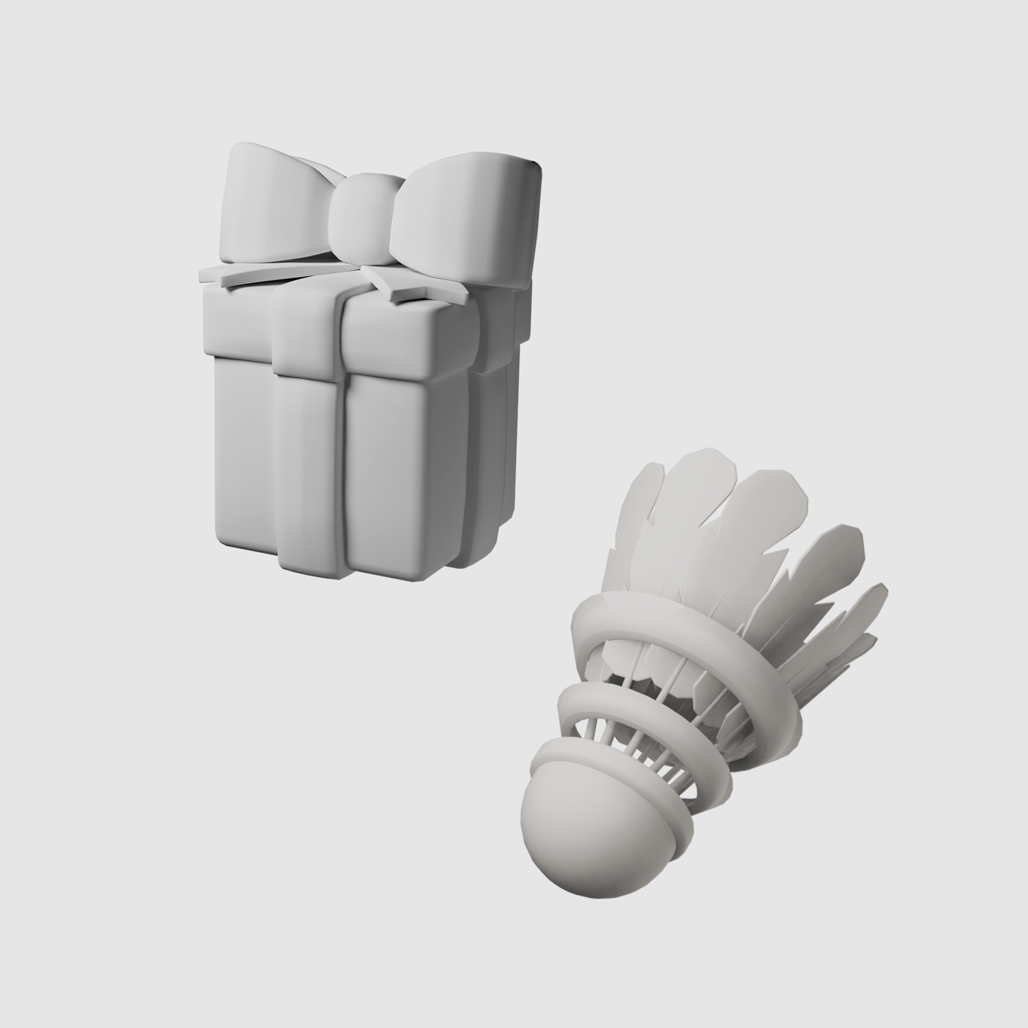 3D models for UI icons