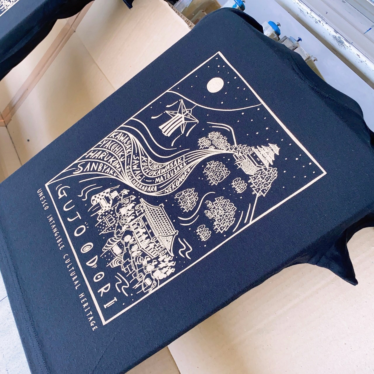 Silkscreen Printed Photo Credit : (株)Snapscreen