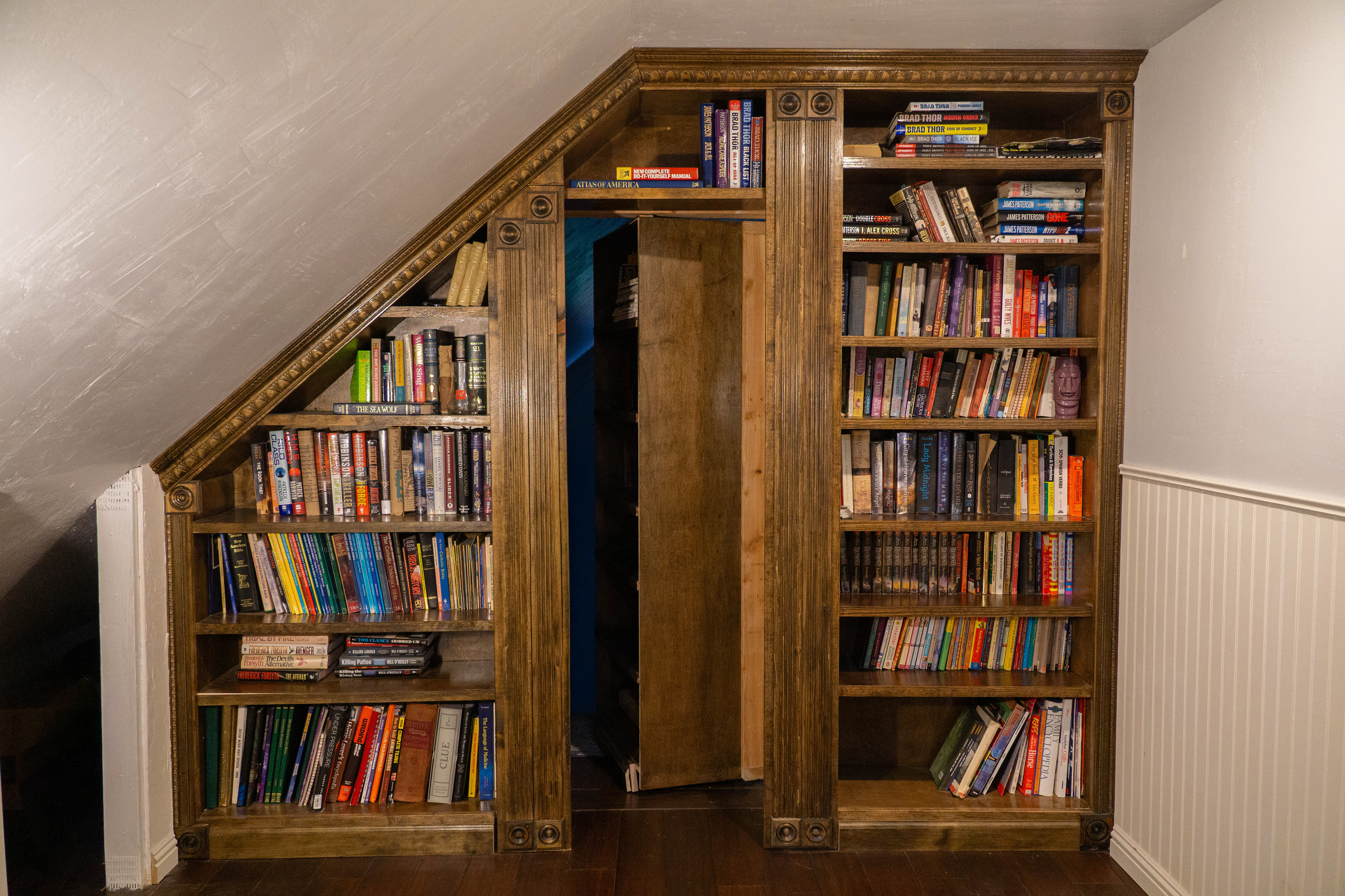 Door open, trim closed