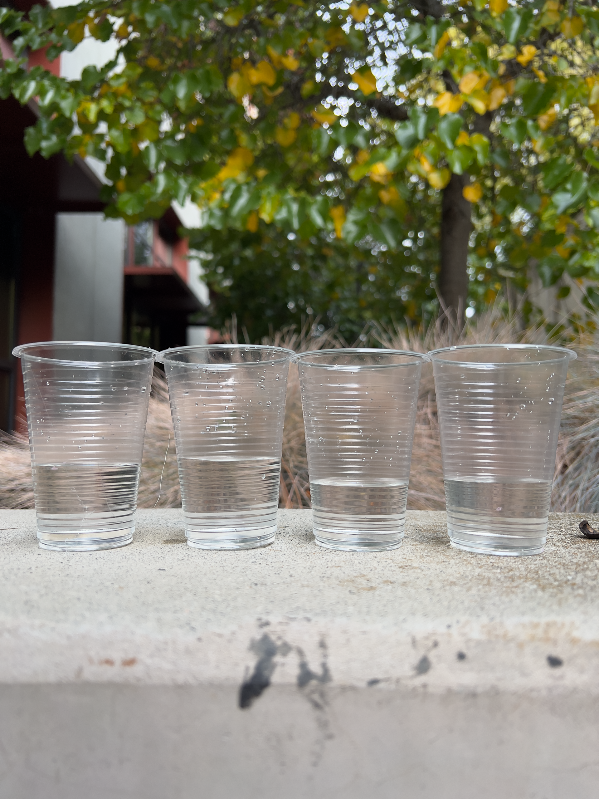 Prototype #3 result (not perfect due to inaccuracy of hot gluing the straws into the cup)