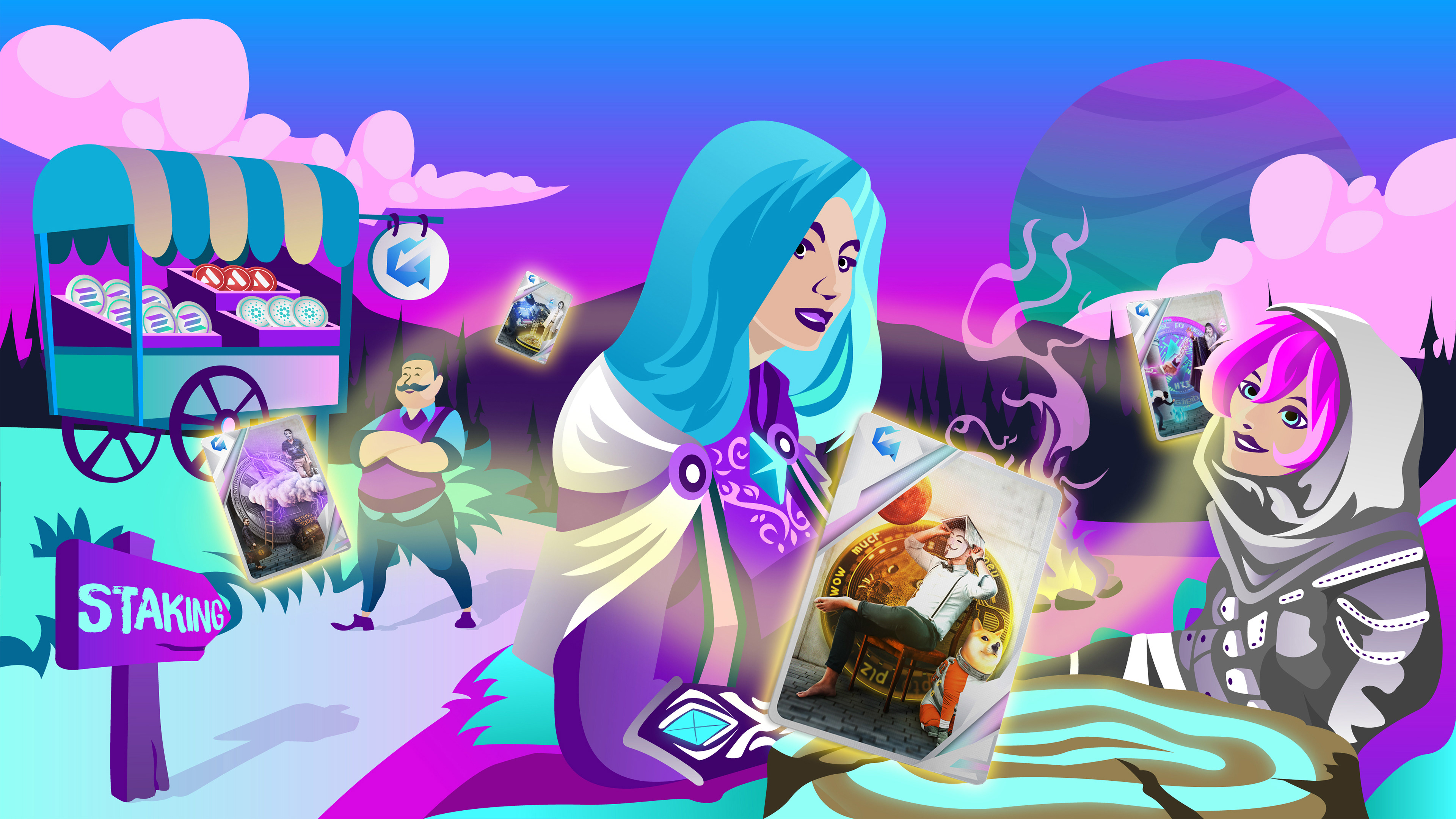 VEKTOROVÁ / BITMAPOVÁ ILUSTRACE - JÍŘÍ PROCHÁZKA (ČESKÁ REPUBLIKA)