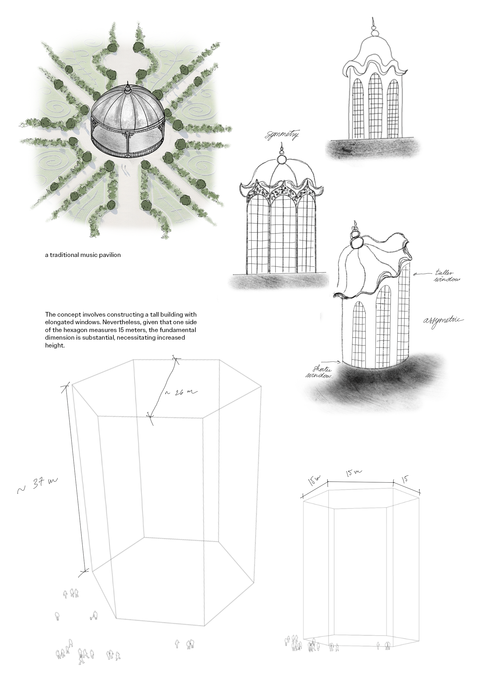 initial idea sketches