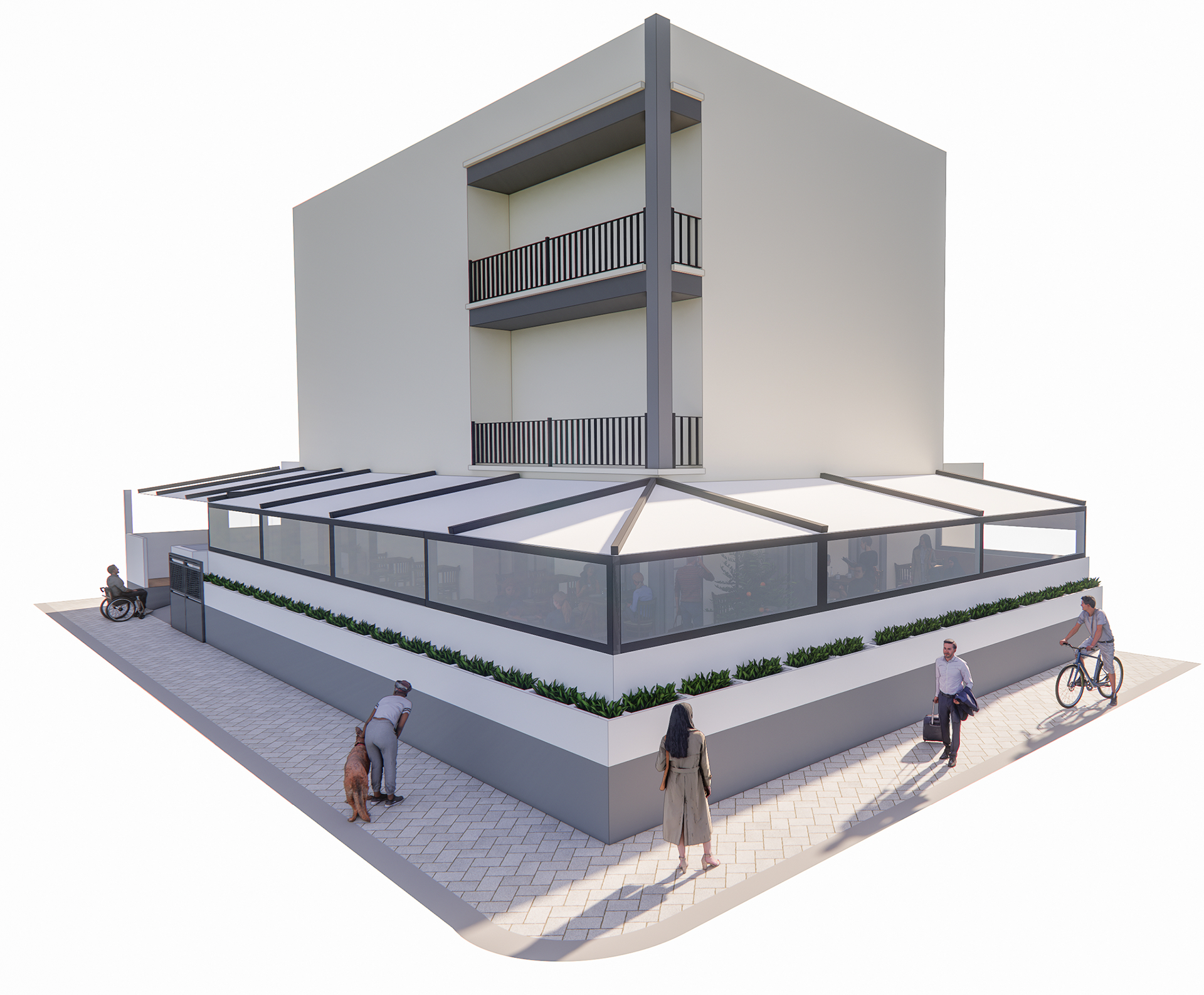 in progress: the site building