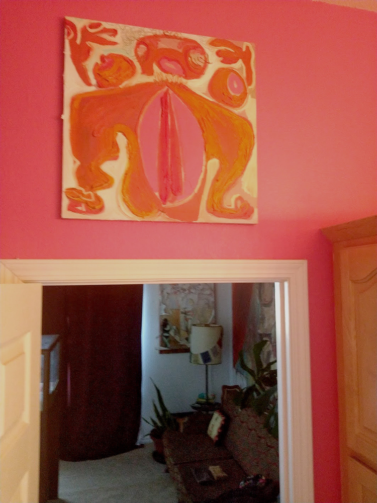 "Labia Like Flapjacks" 2019 (master bath install)
