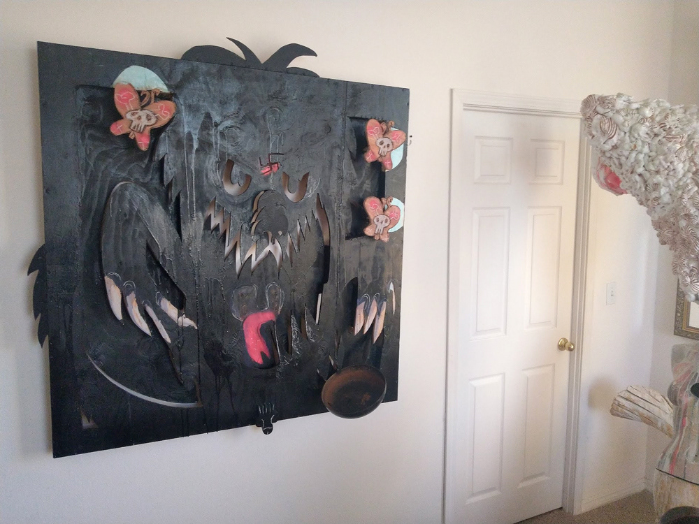 "Swashbuttlerfliermiser" 2020 (guest bedroom install)