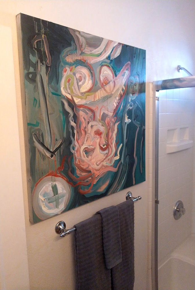 "Reluctant Forgiveness" 2016 (guest bath install)