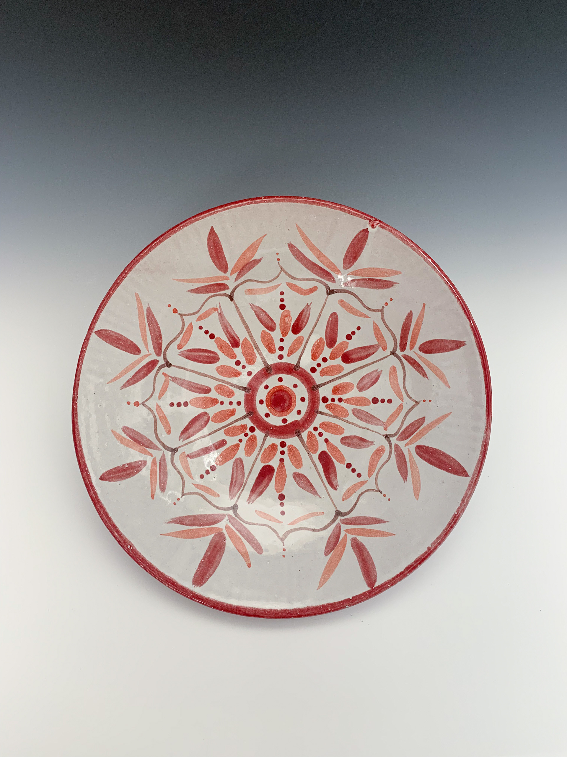 Maoilica Red Plate