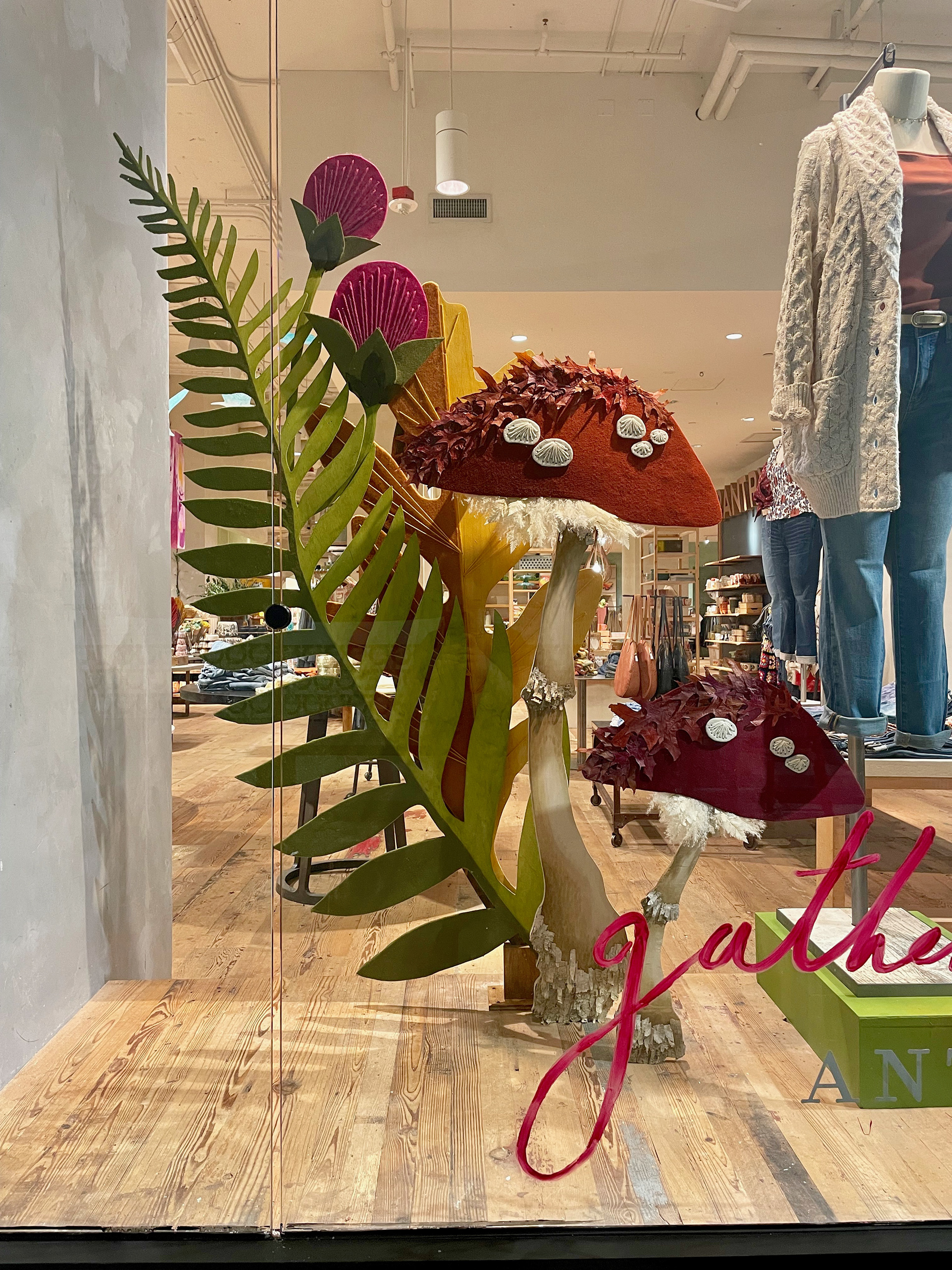 Forest Window 2 for Anthropologie 2021 detail 1
