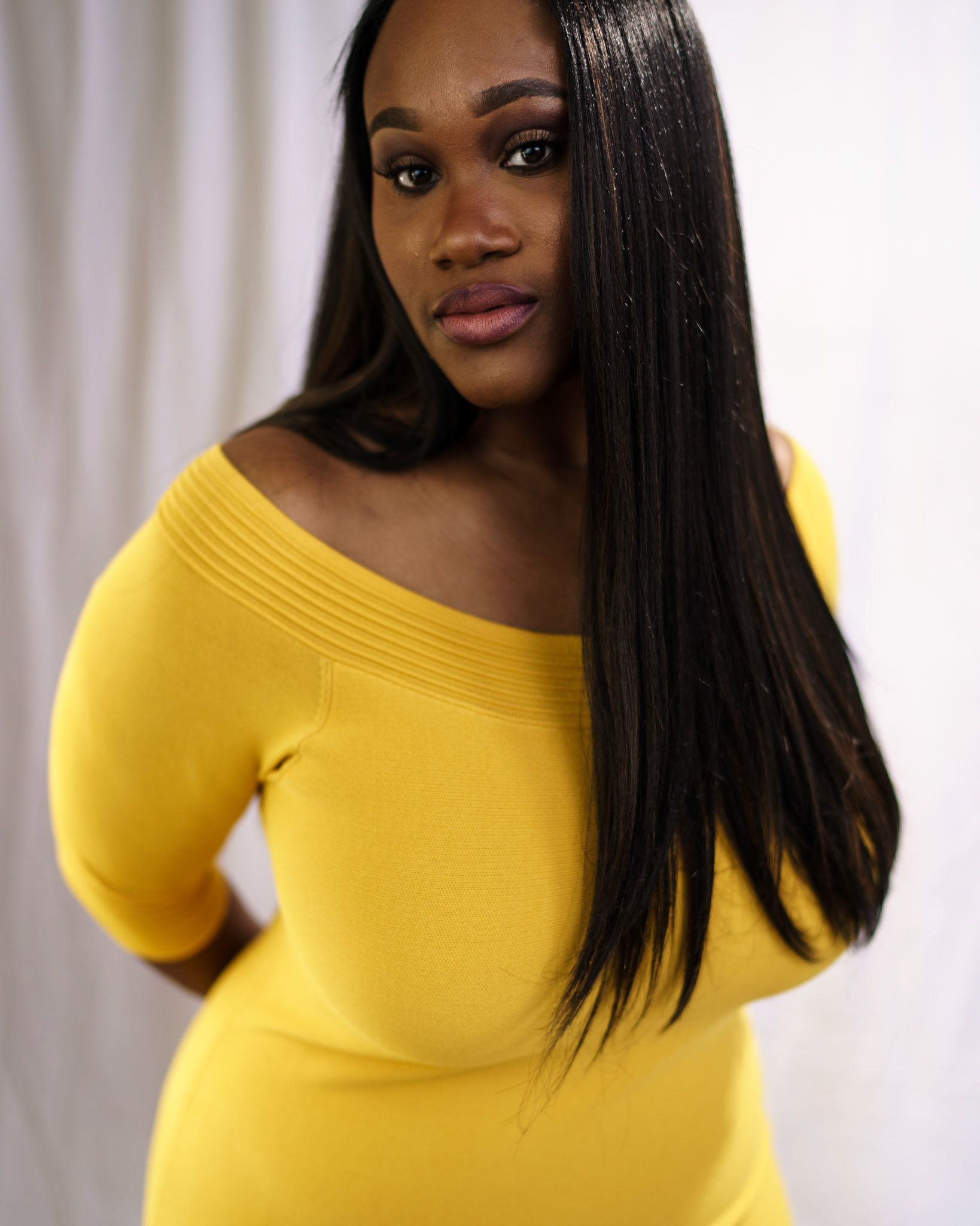 Rachael Yvonne Davis Shoot, Clean makeup by Deborah Moore