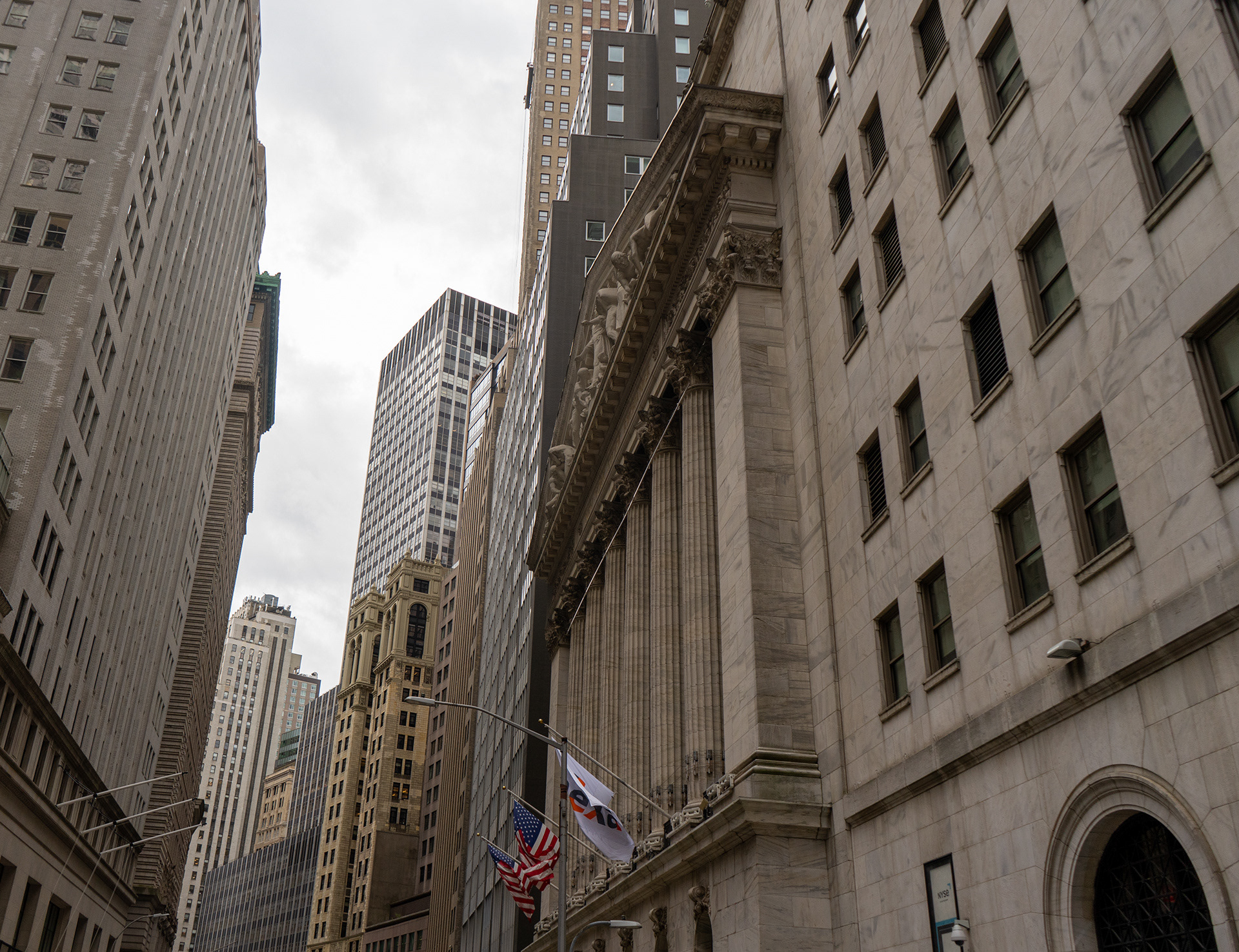 Wall Street in New York, N.Y.