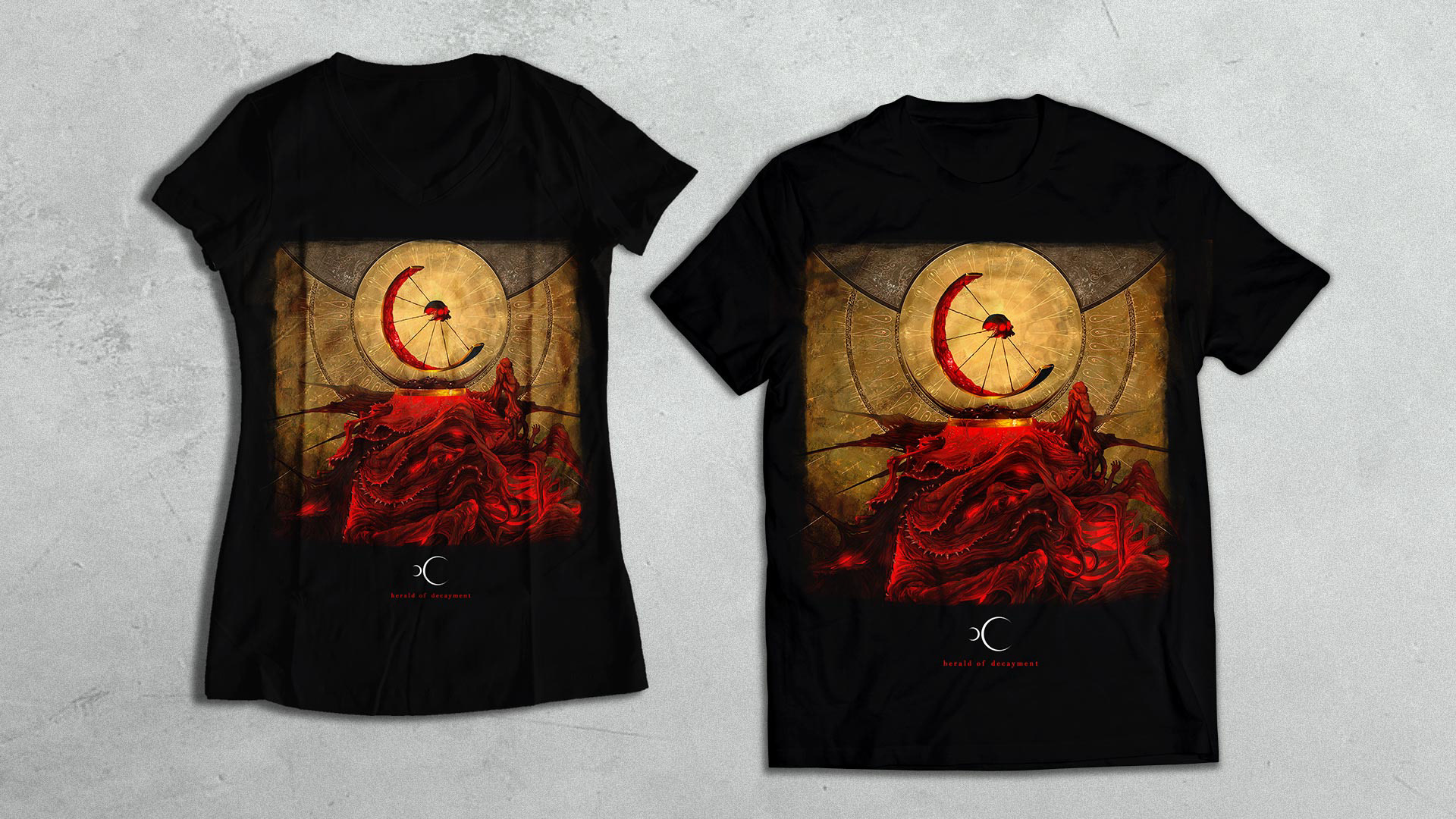 Herald of Decayment tshirts version 1