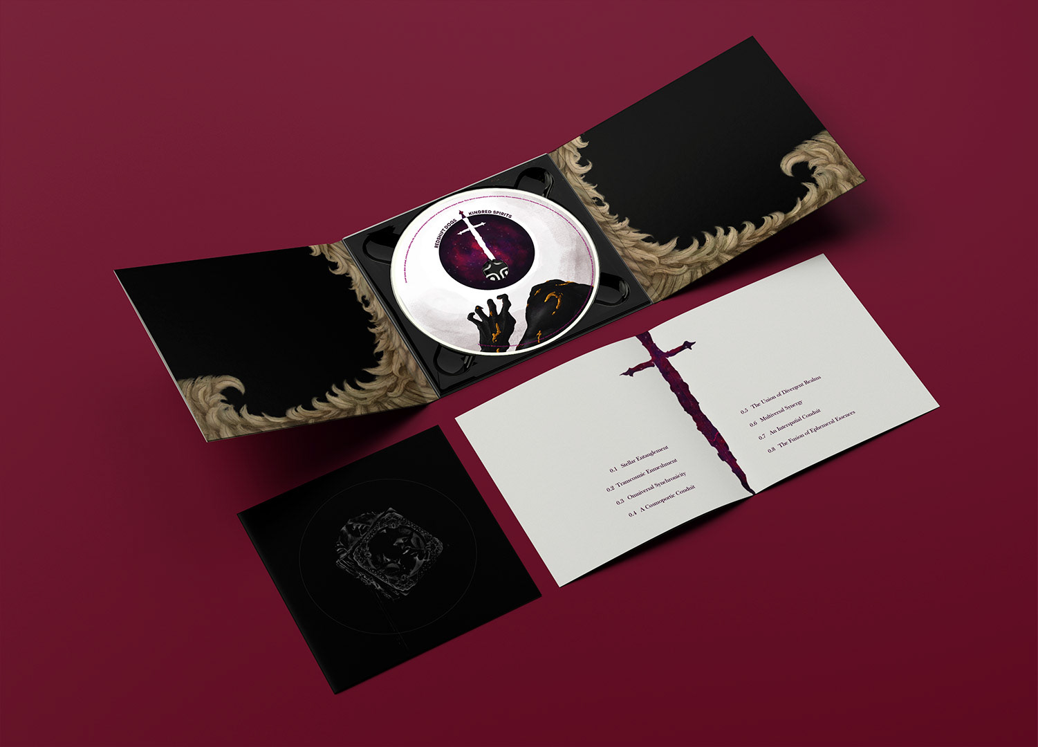 Kindred spirits digipack design