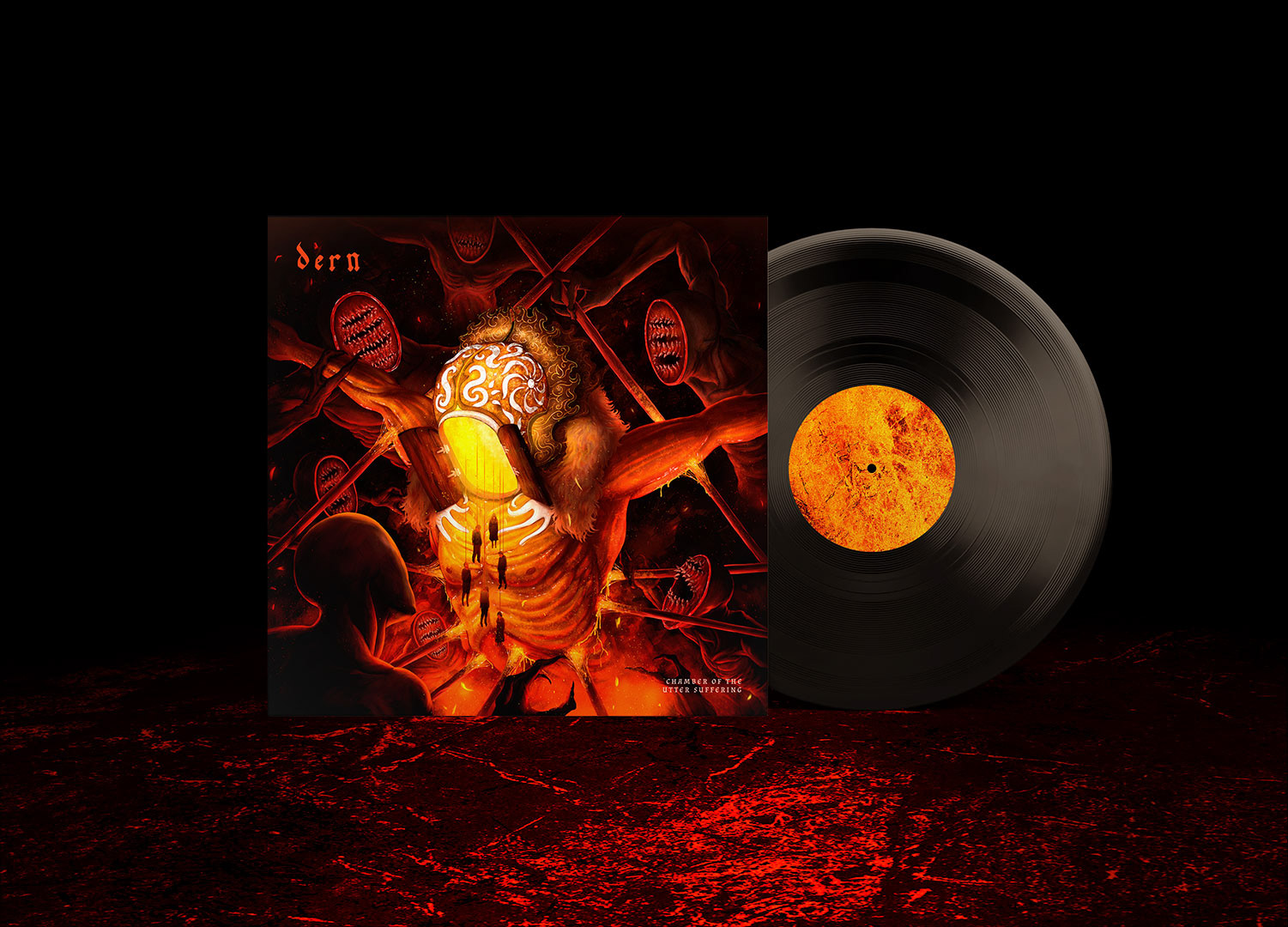chamber of the utter suffering vinyl mockup