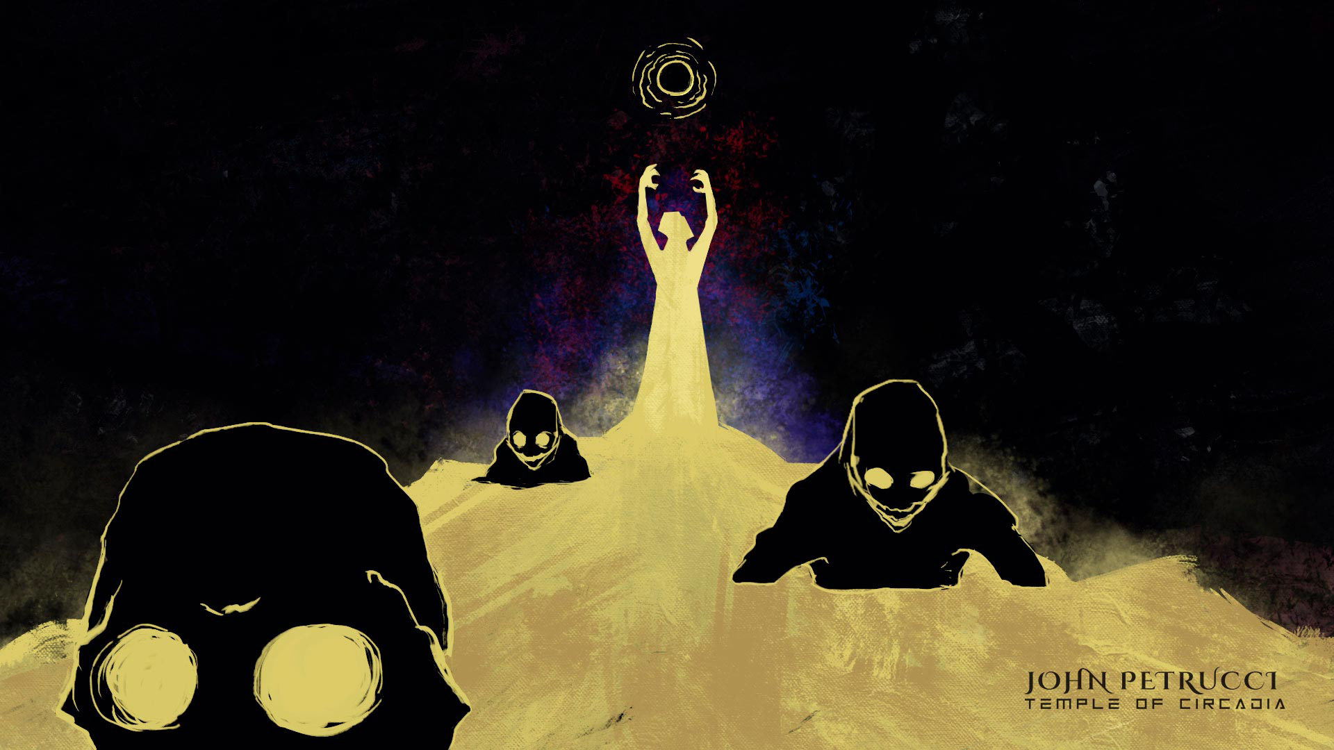 Styleframe of Temple of Circadia where the Oddfather awakens the zombies