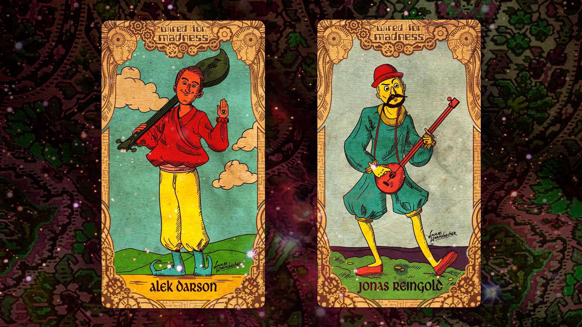 Alek Darson and Jonas Reingold tarot cards