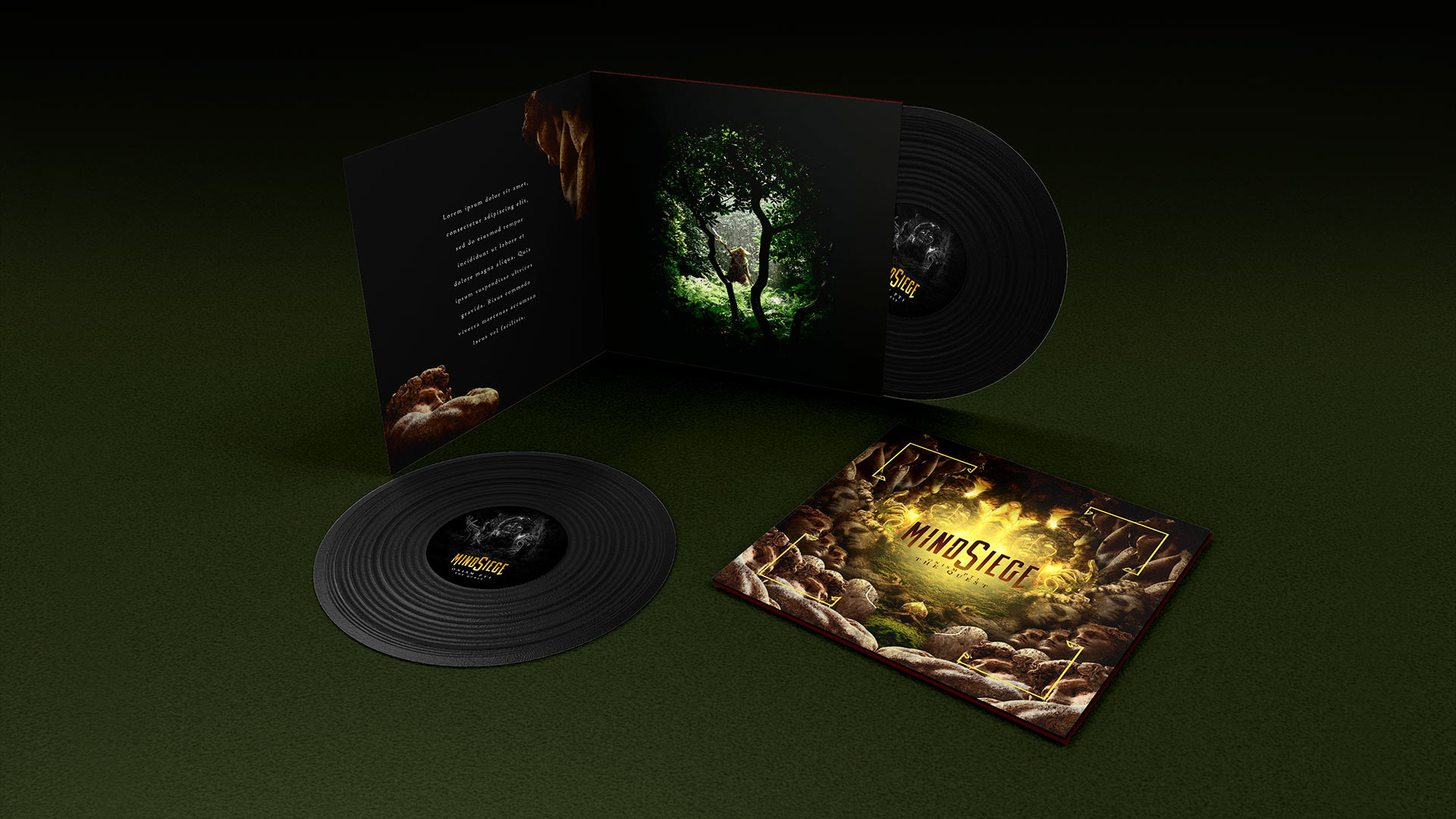 Mindsiege Onism pt1 vinyl merch