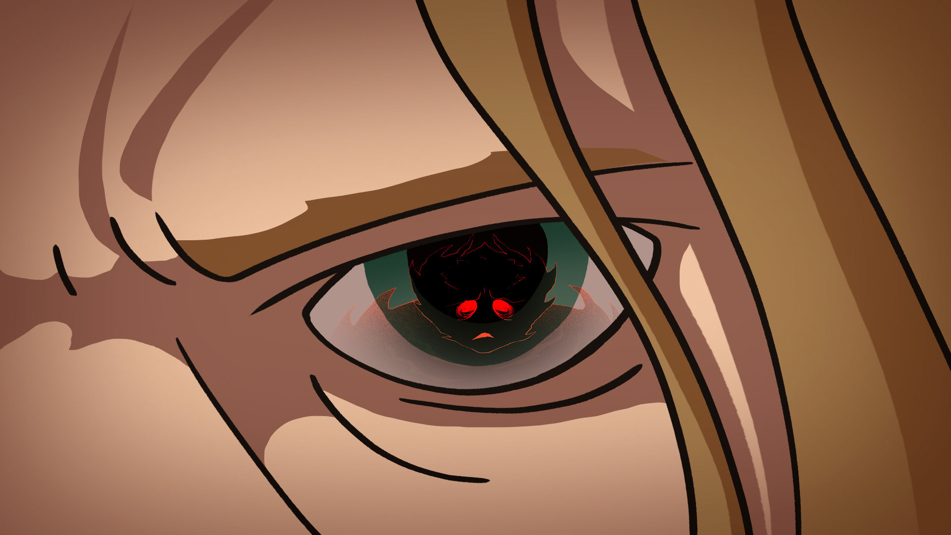 Eye scene
