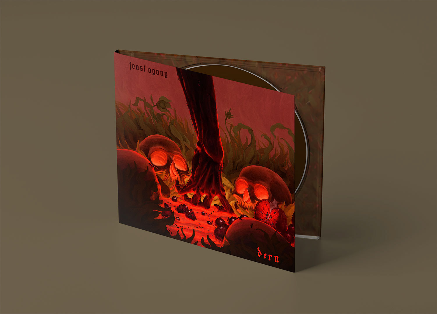 Feast Agony cd design