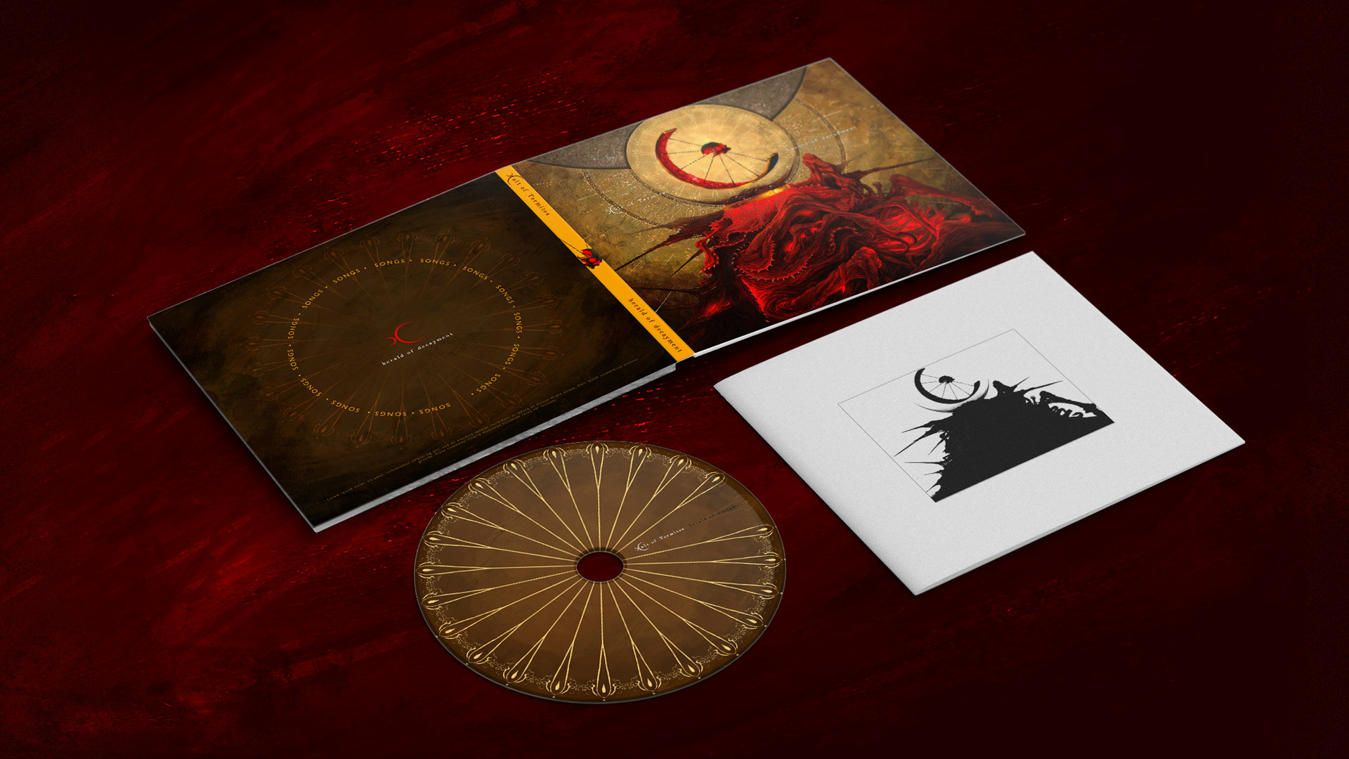 Herald of Decayment digipack design
