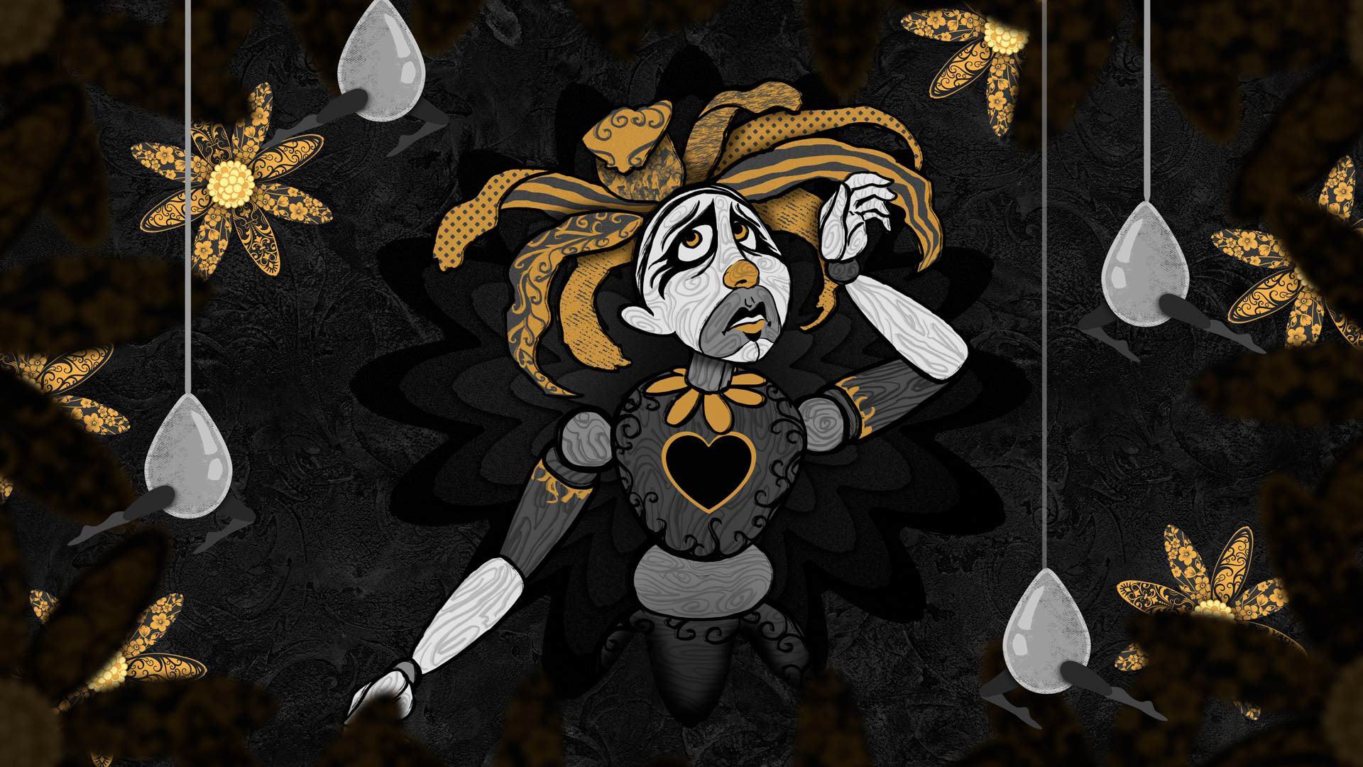 Blue Daisy character scene