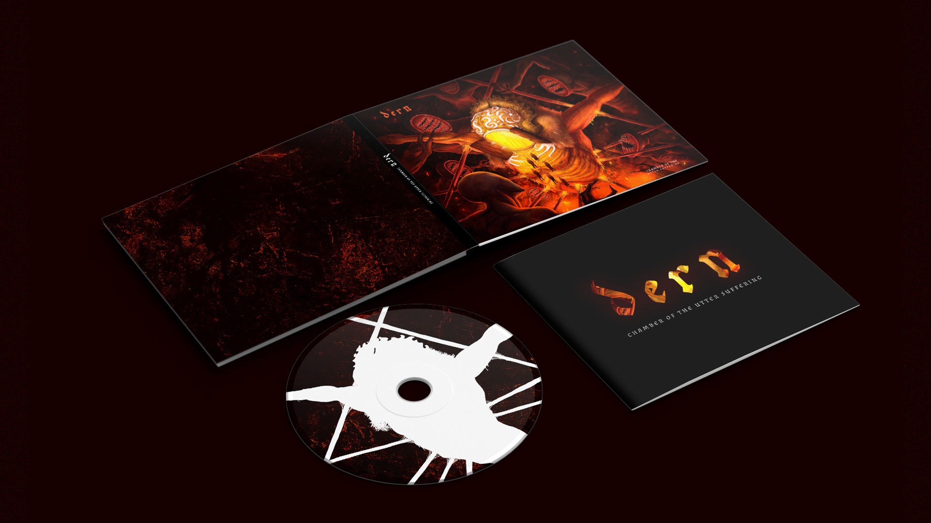chamber of the utter suffering digipack mockup