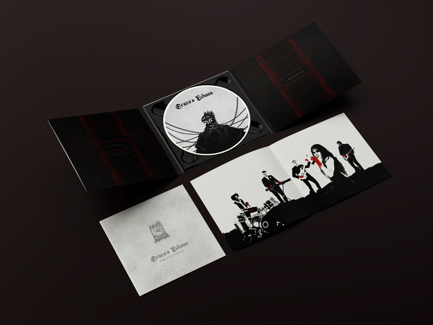 King of the Soulless digipack design