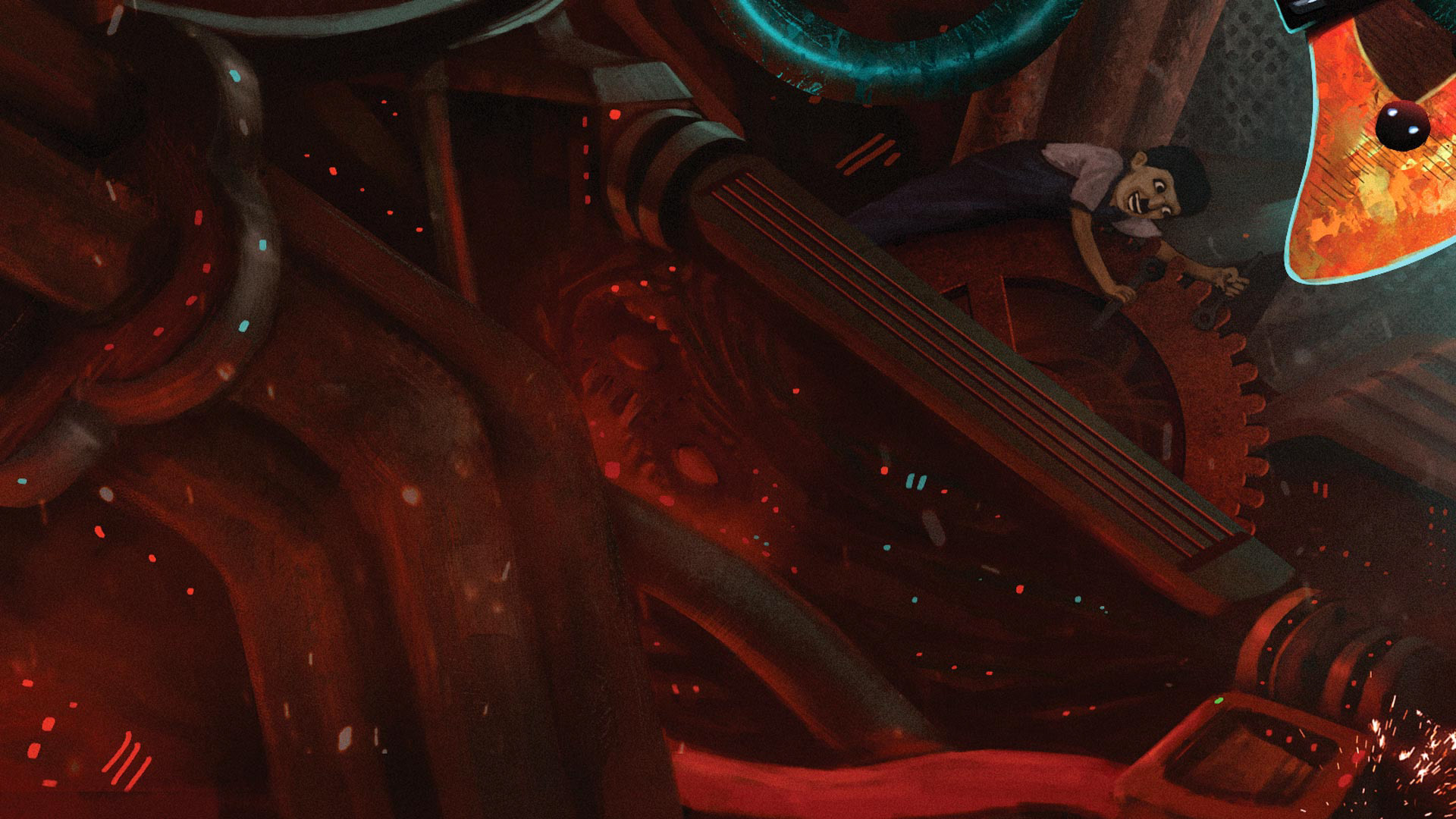 Charles Chaplin cameo detail