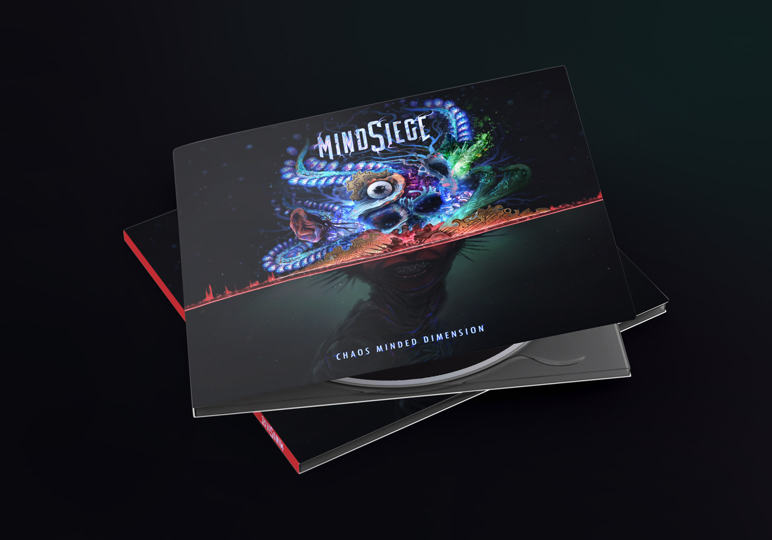 Mindsiege chaos minded dimension digipack mockup