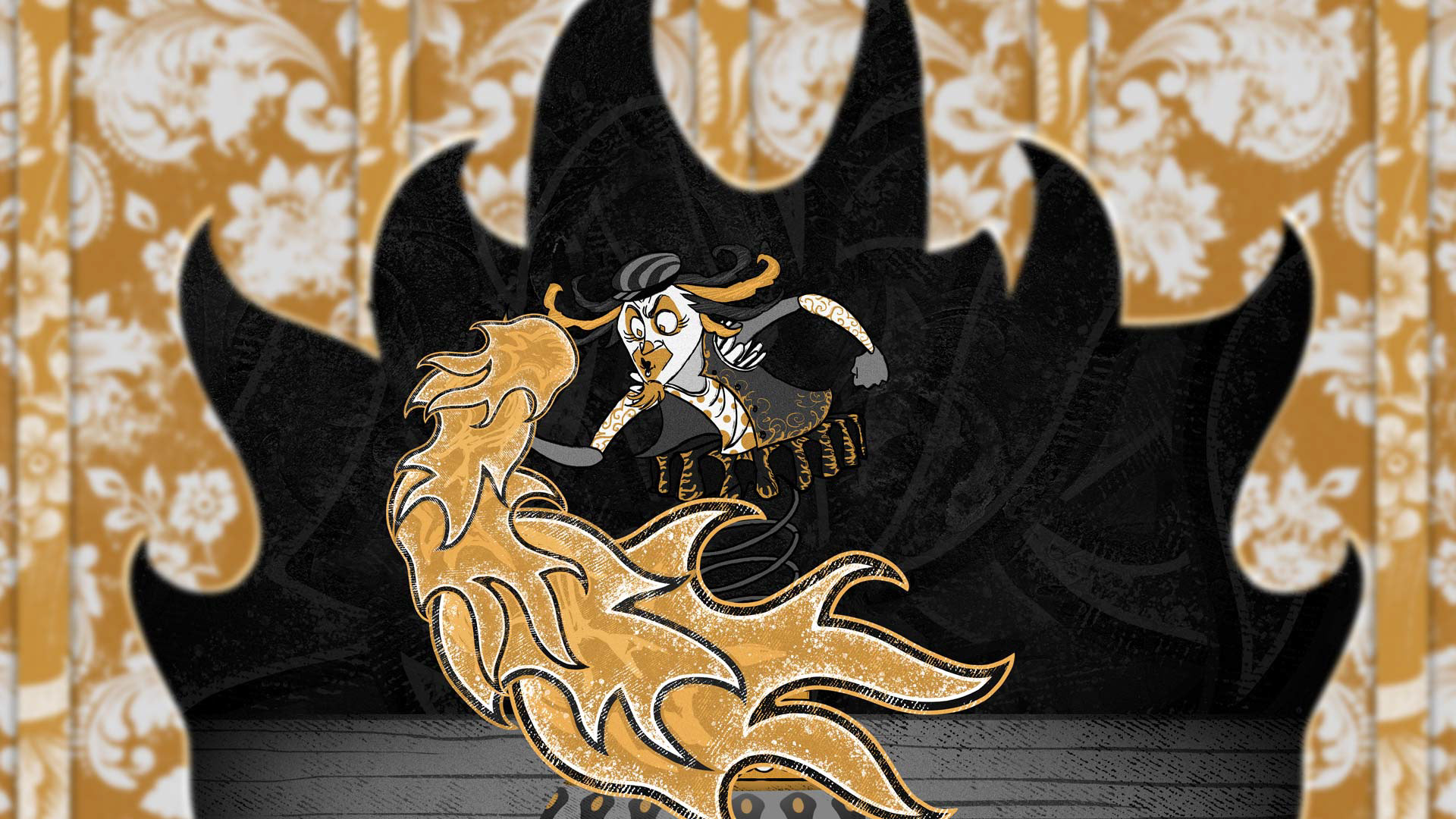 Guerrilla clow character scene