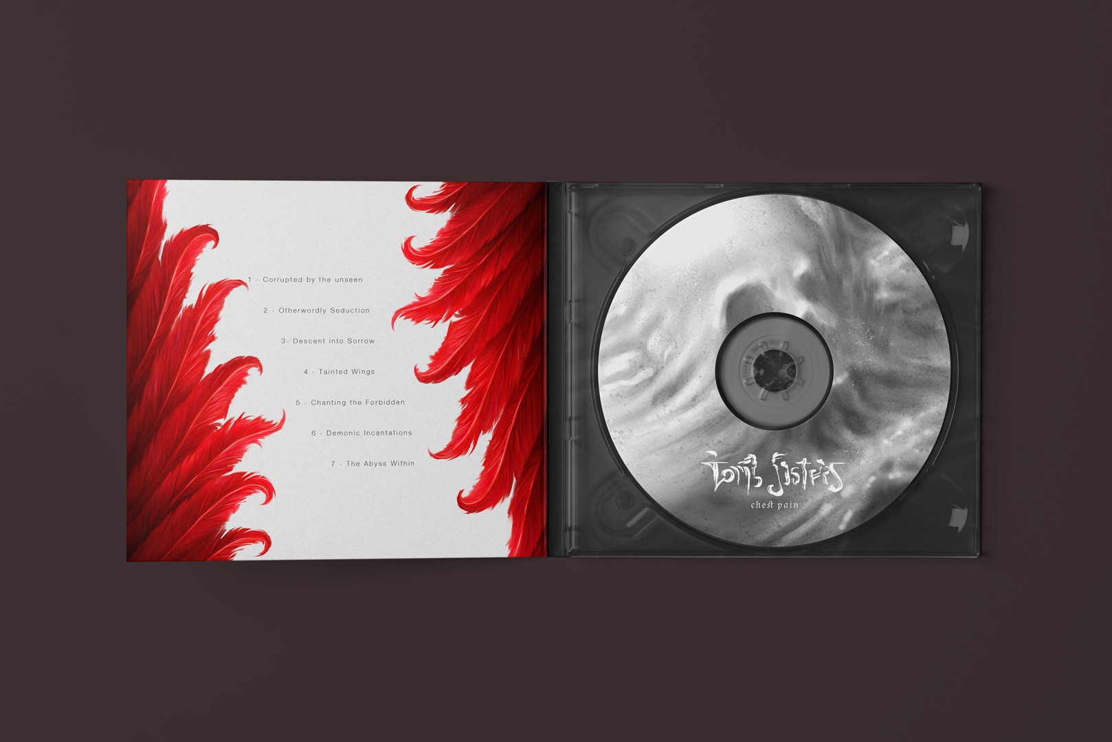 Chest Pain digipack design