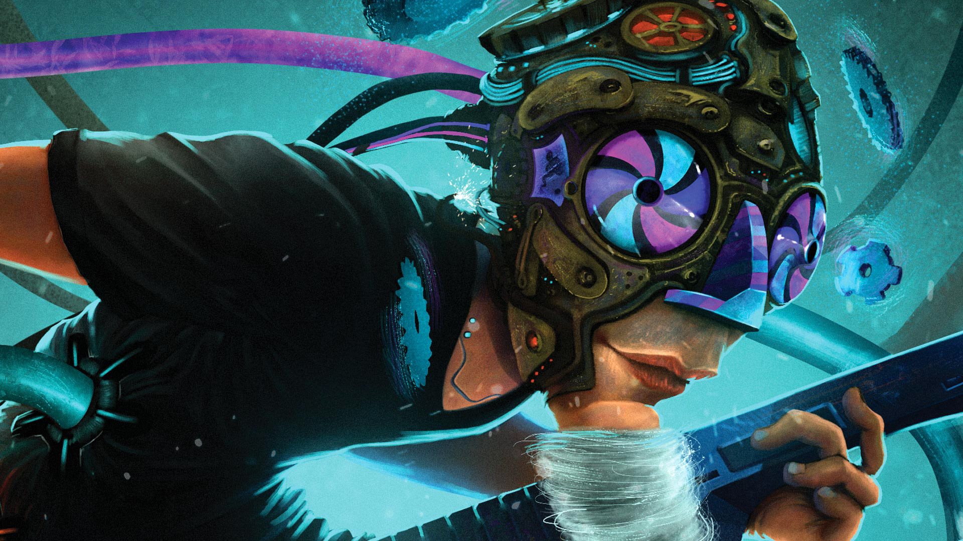 Jordan Rudess character face close-up