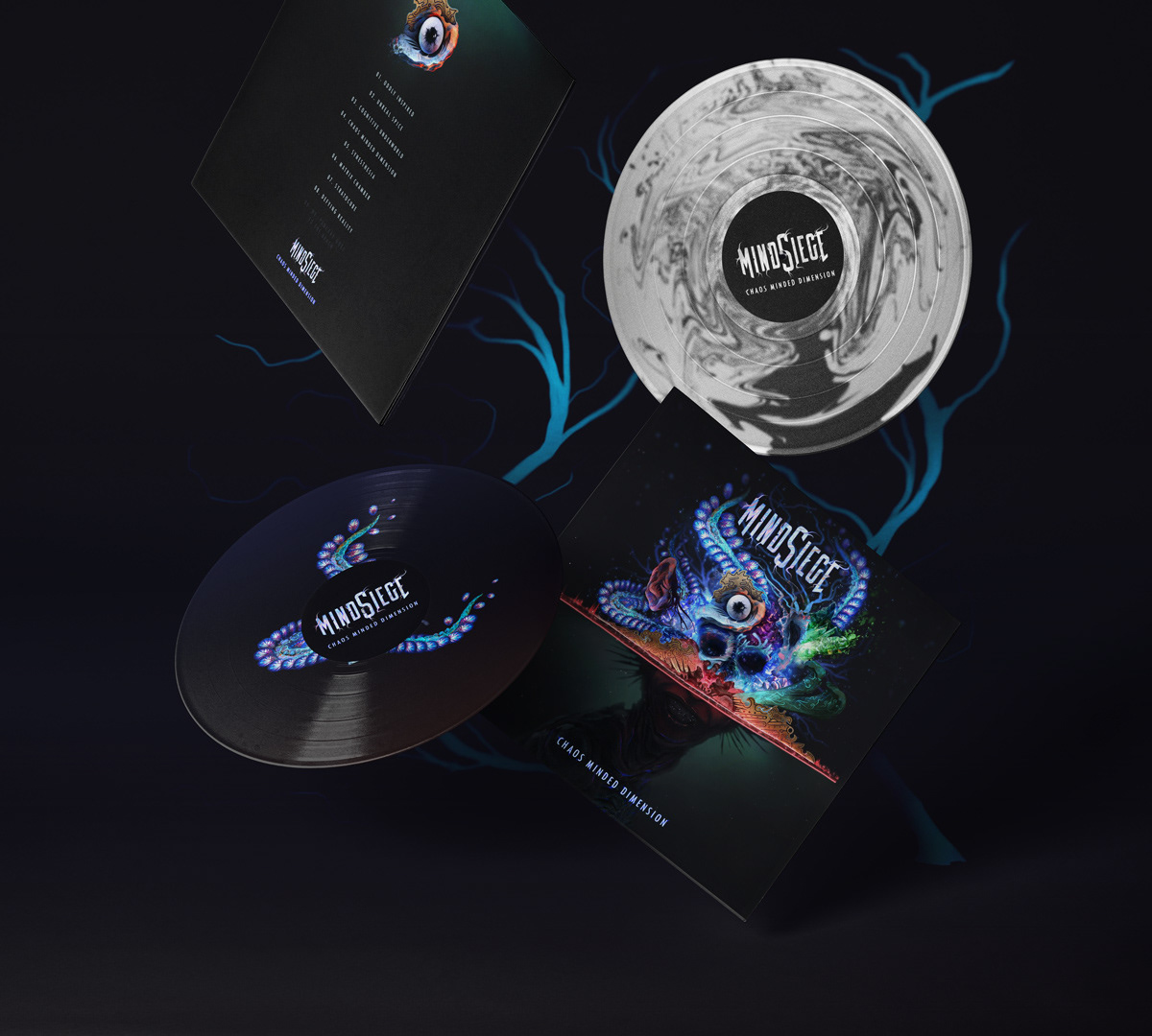 Mindsiege chaos minded dimension vinyl mockup