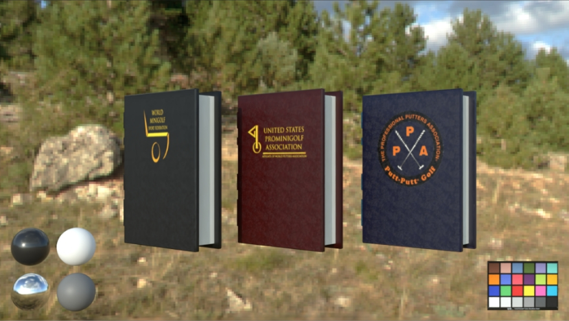Modeled & Textured Books