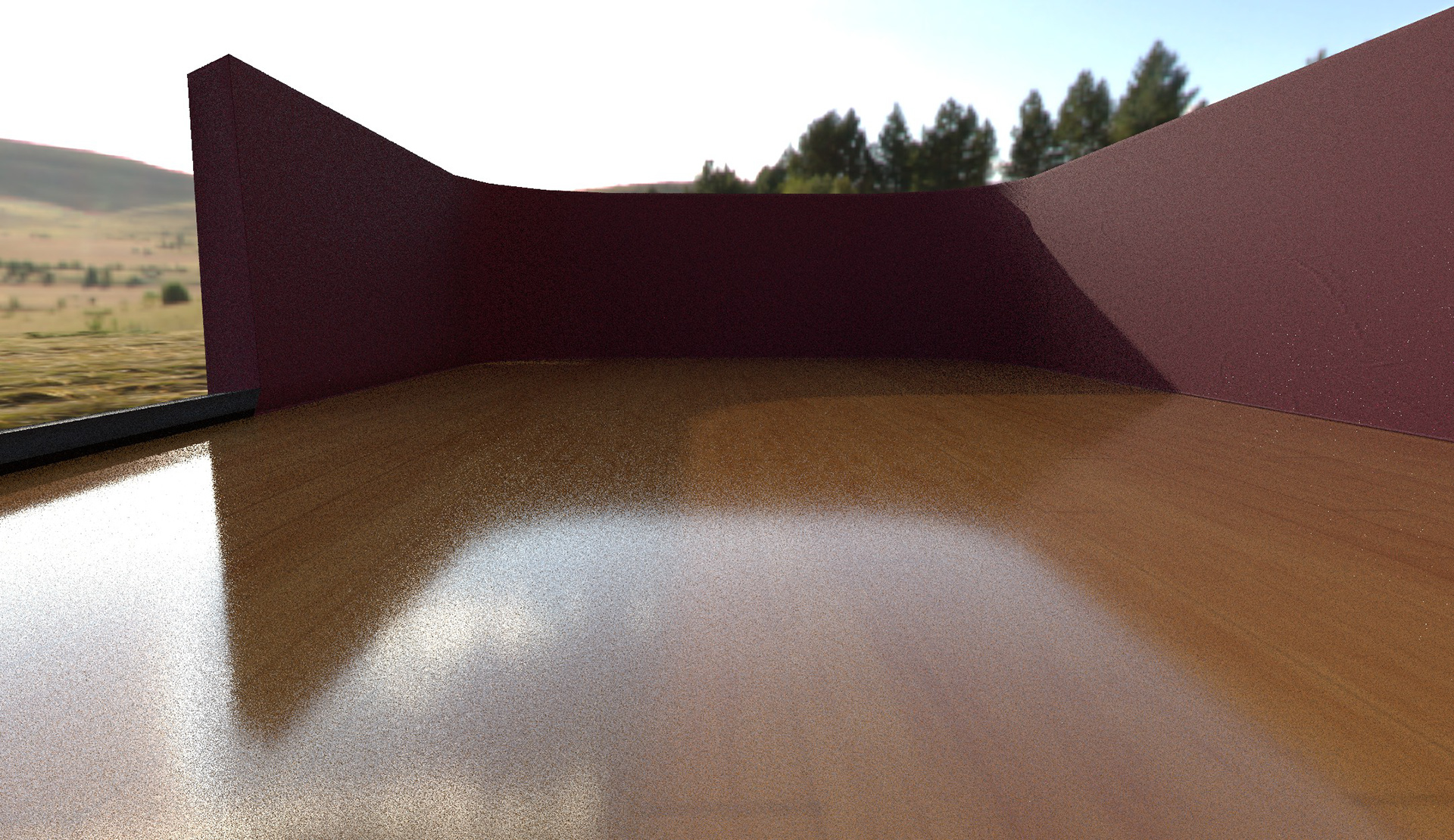 Modeled & Texture Roller Rink