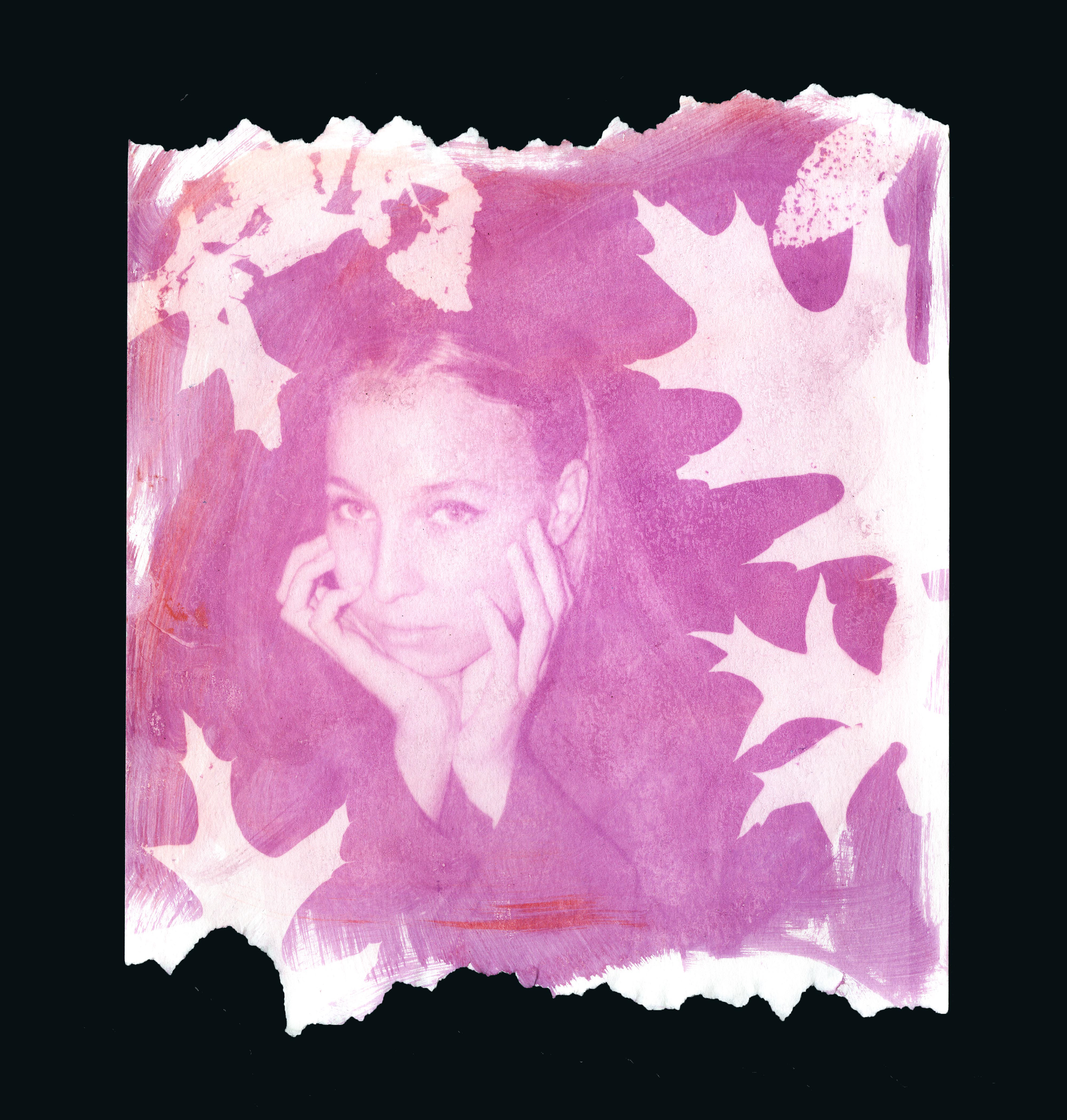 SolarFast dye on watercolor paper