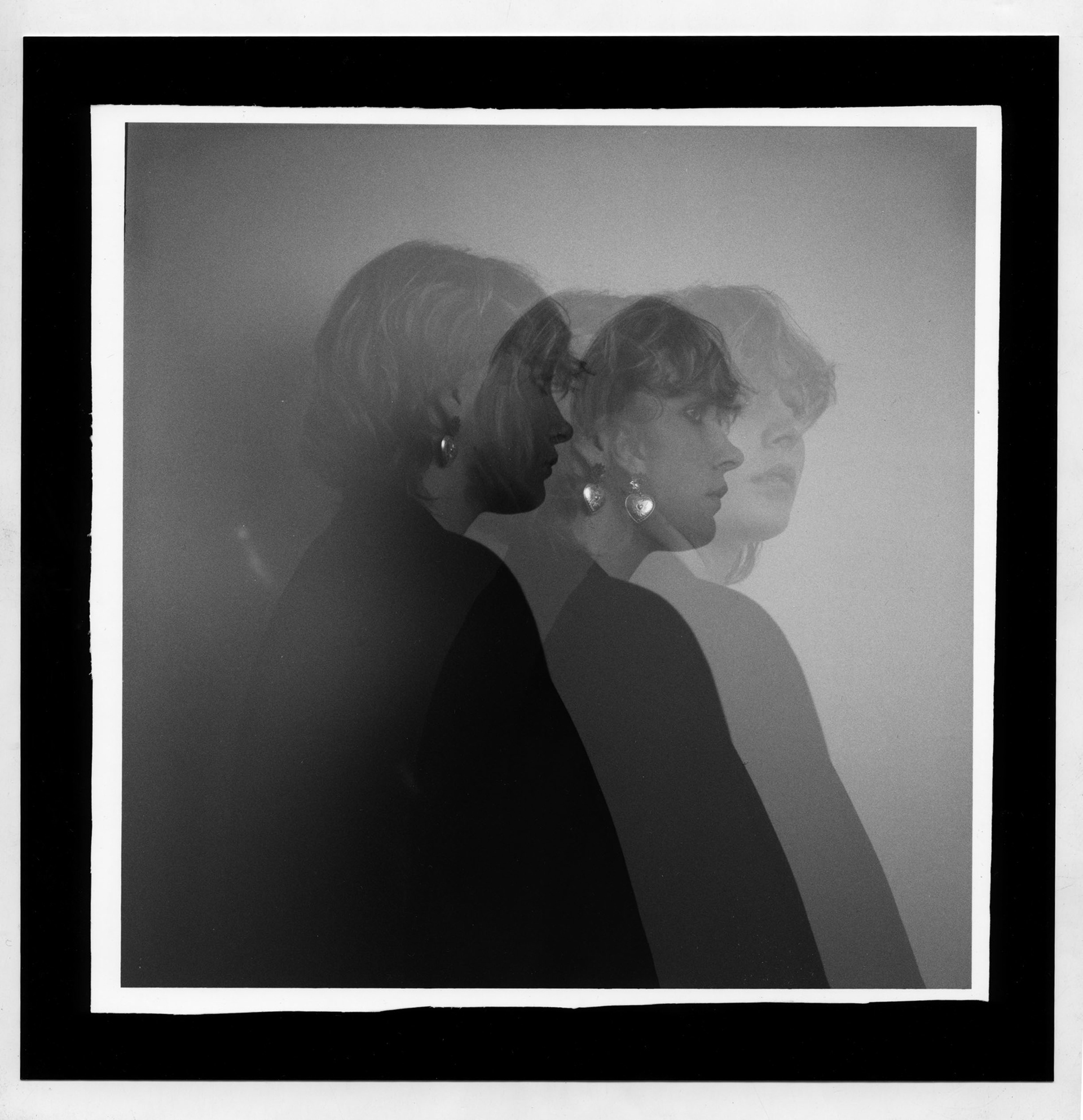 Darkroom print w/ cardstock overlay, 8x8