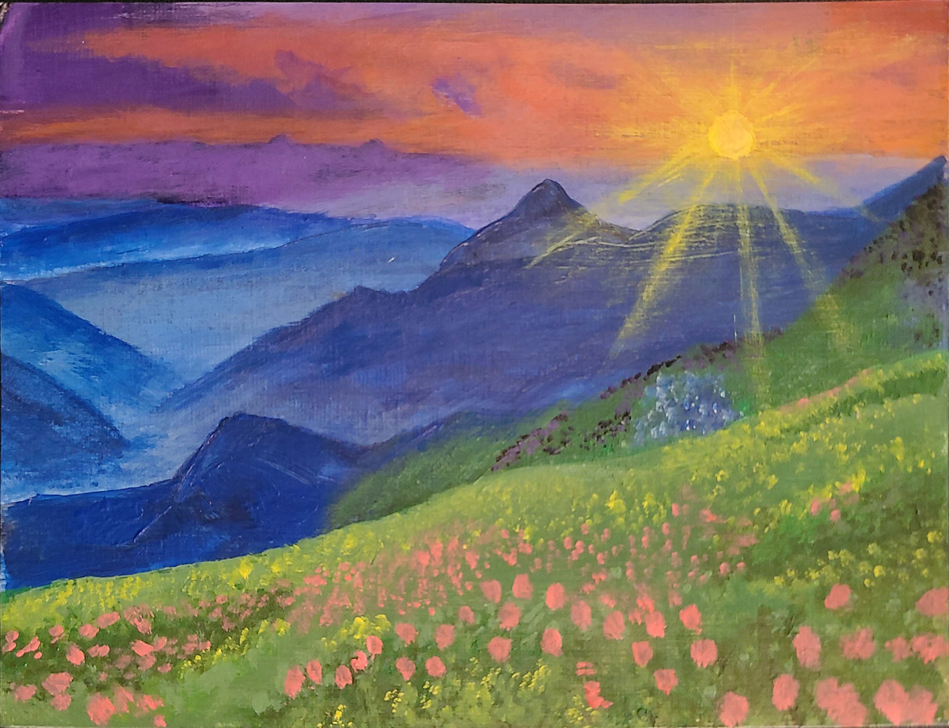 Sunset on the Hills