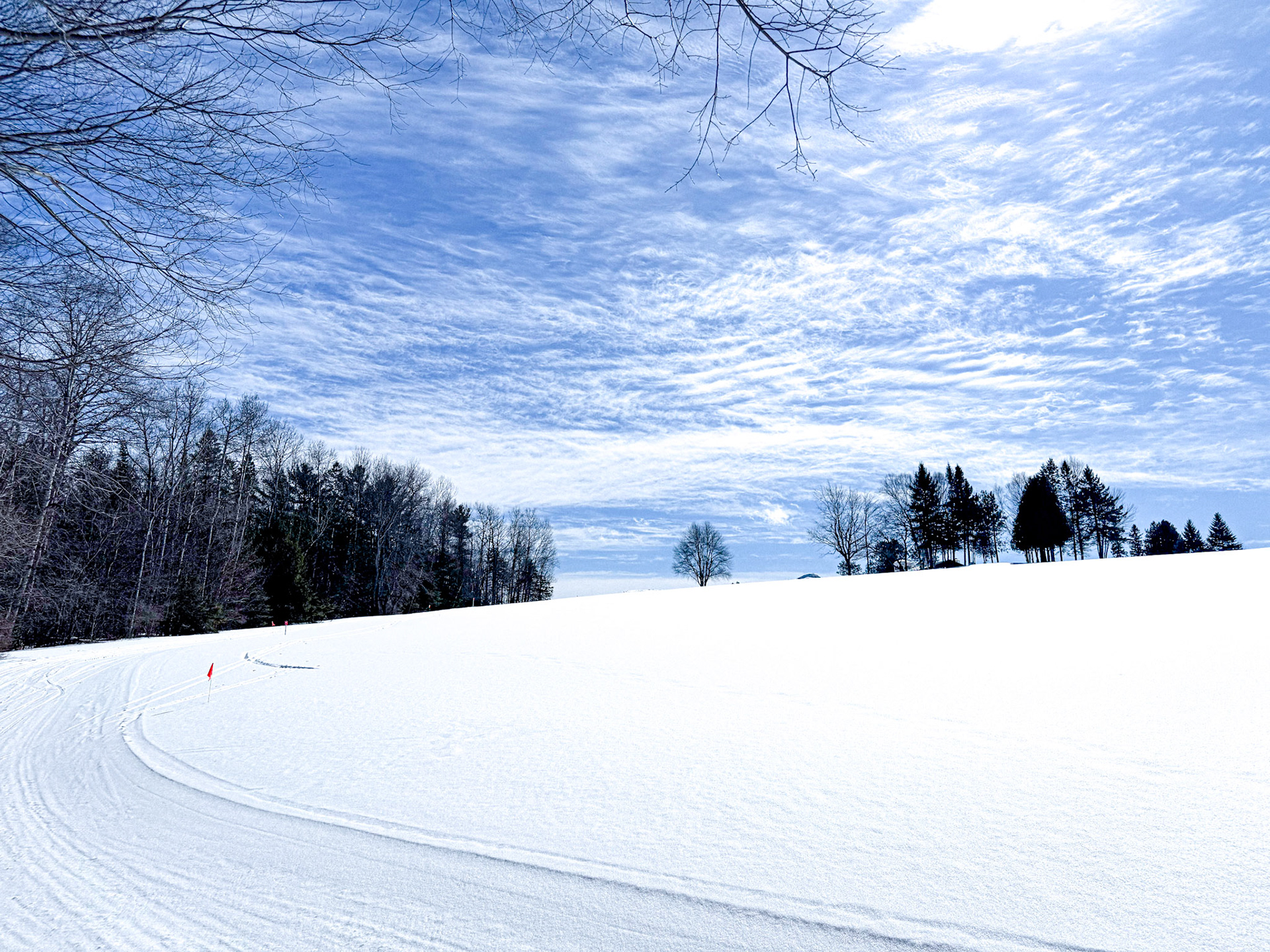 Spring Ski Near Scotts Cobble 