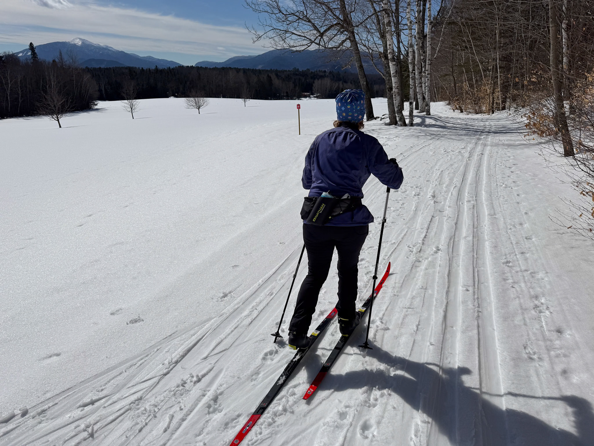 Skiing on the Jackrabbit Trail 