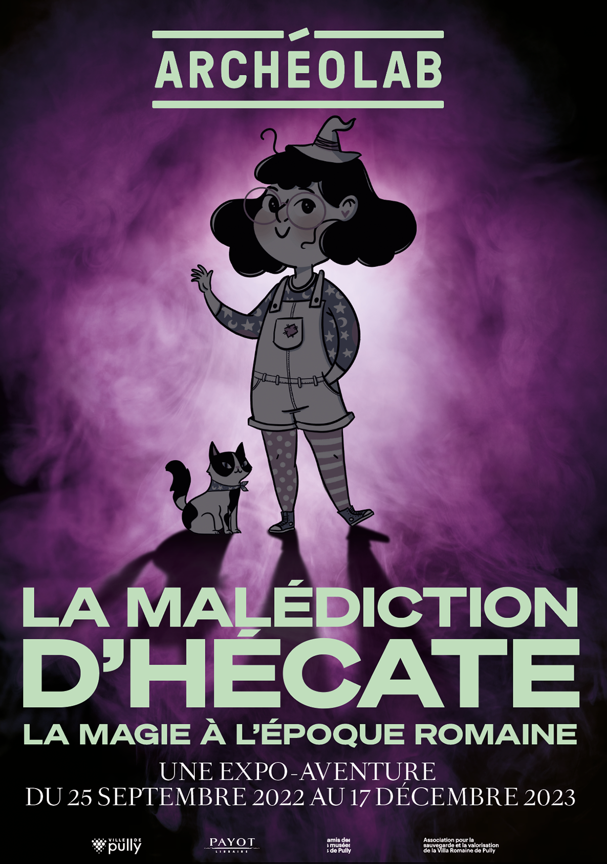 Création des personnages e l'exposition de l'Archéolab