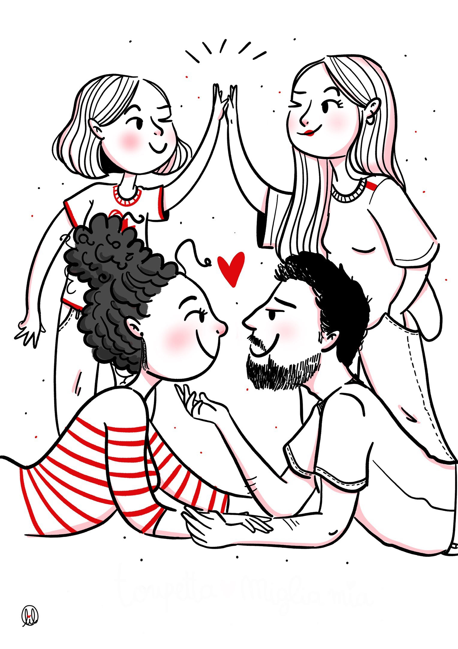 Portrait de famille particulier