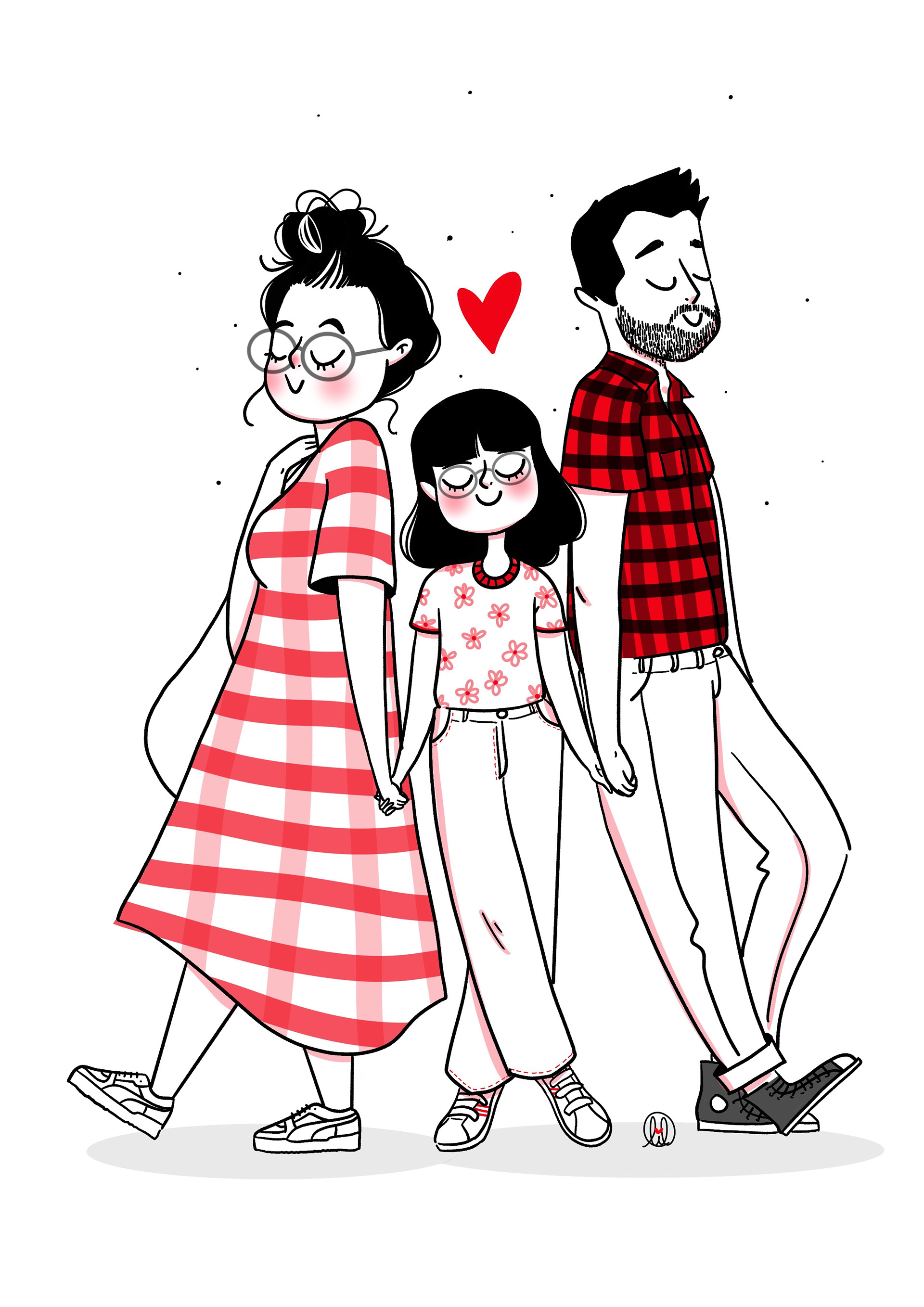 Portrait de famille particulier